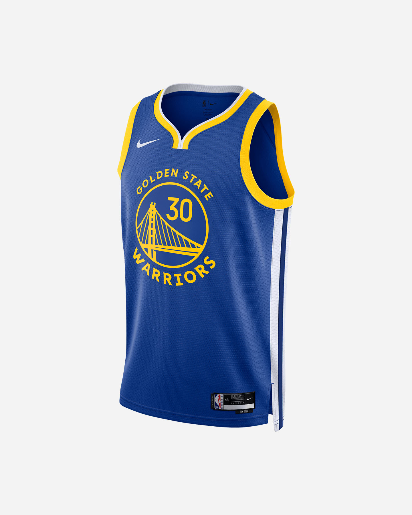 Canotta basket NIKE ICON GSW CURRY S. SWING 22  - Blu - 0 | Cisalfa Sport