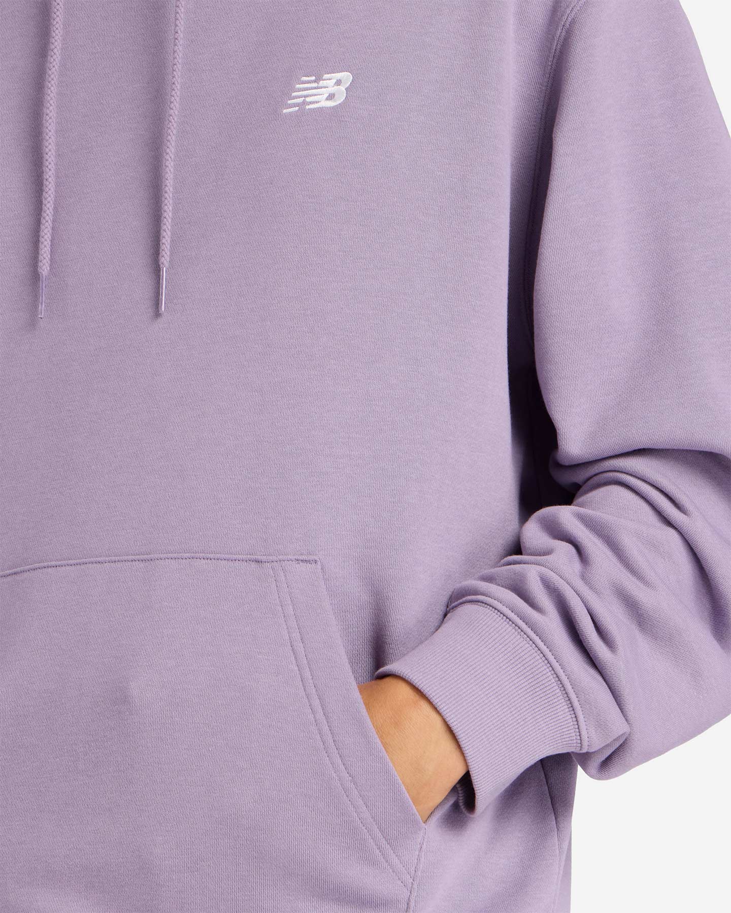 Felpa NEW BALANCE ESSENTIAL SMALL LOGO M - Viola - 4 | Cisalfa Sport