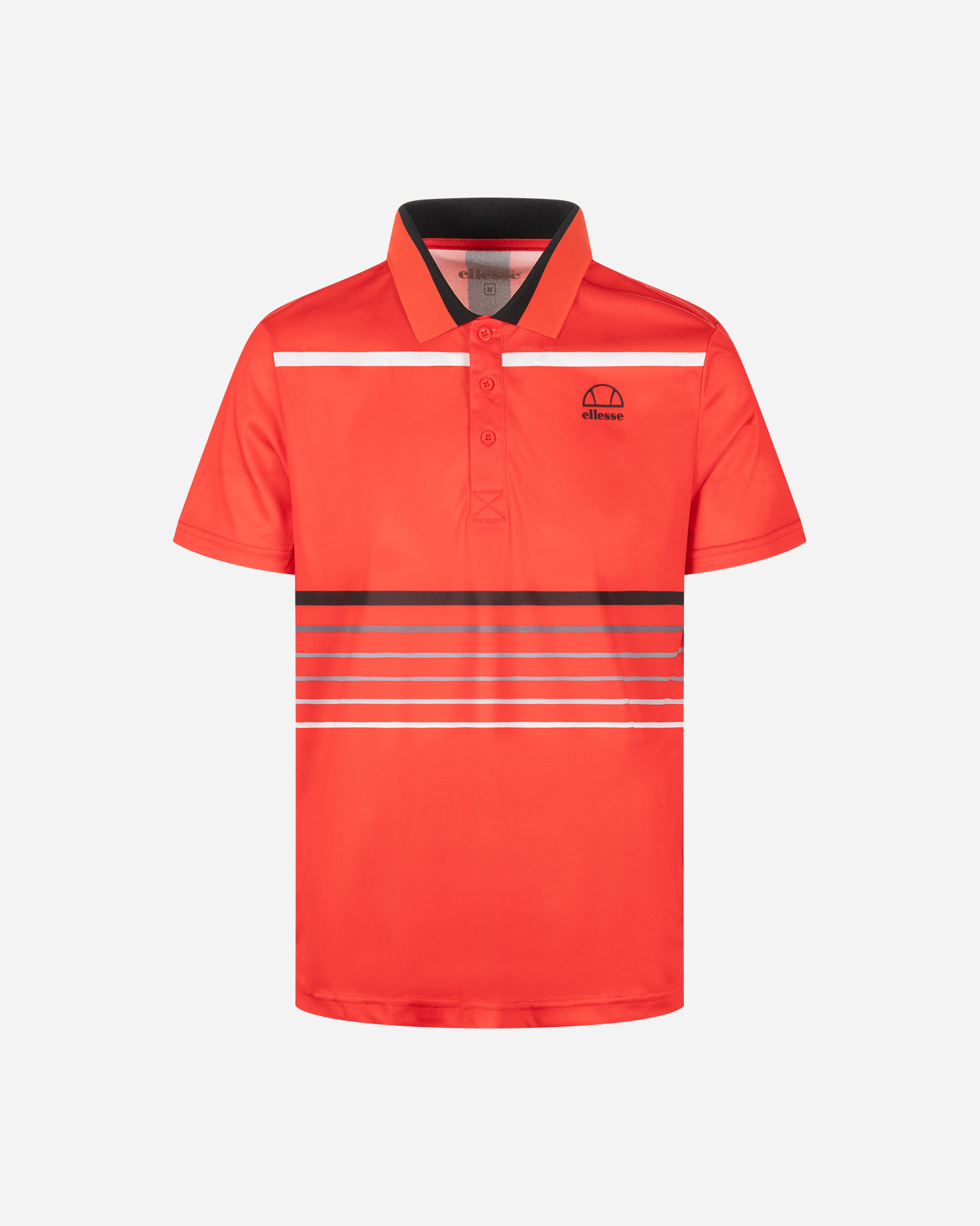 Polo tennis ELLESSE MULTIRIGA M - Rosso - 0 | Cisalfa Sport