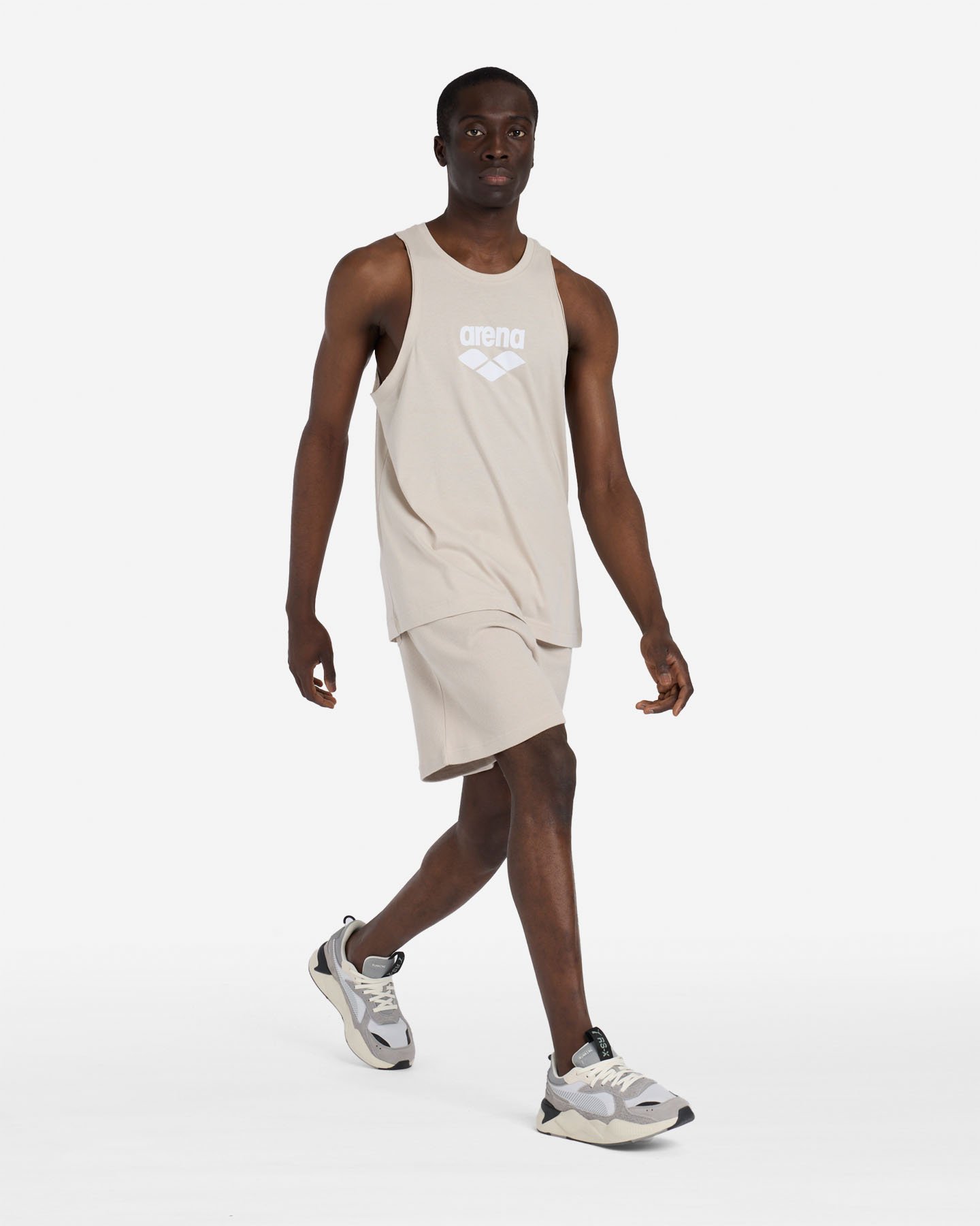 Canotta ARENA ATHLETIC ESSENTIAL M - Beige - 2 | Cisalfa Sport