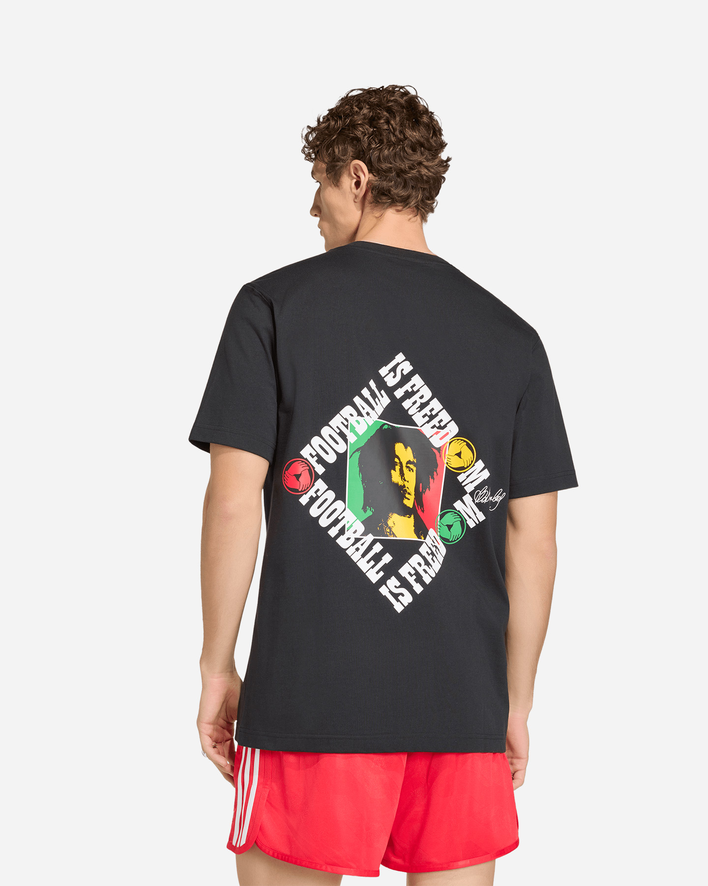 T-shirt ADIDAS BOB MARLEY ORIGINALS M - Nero - 1 | Cisalfa Sport