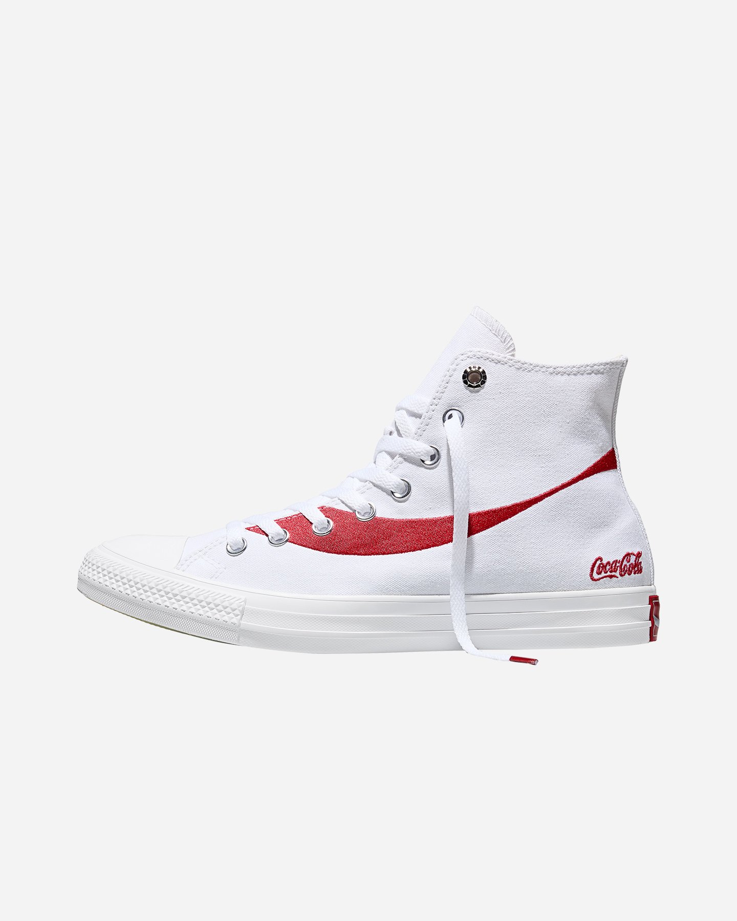 Scarpe sneakers CONVERSE CHUCK TAYLOR ALL STAR HIGH COCA COLA  - Bianco - 3 | Cisalfa Sport