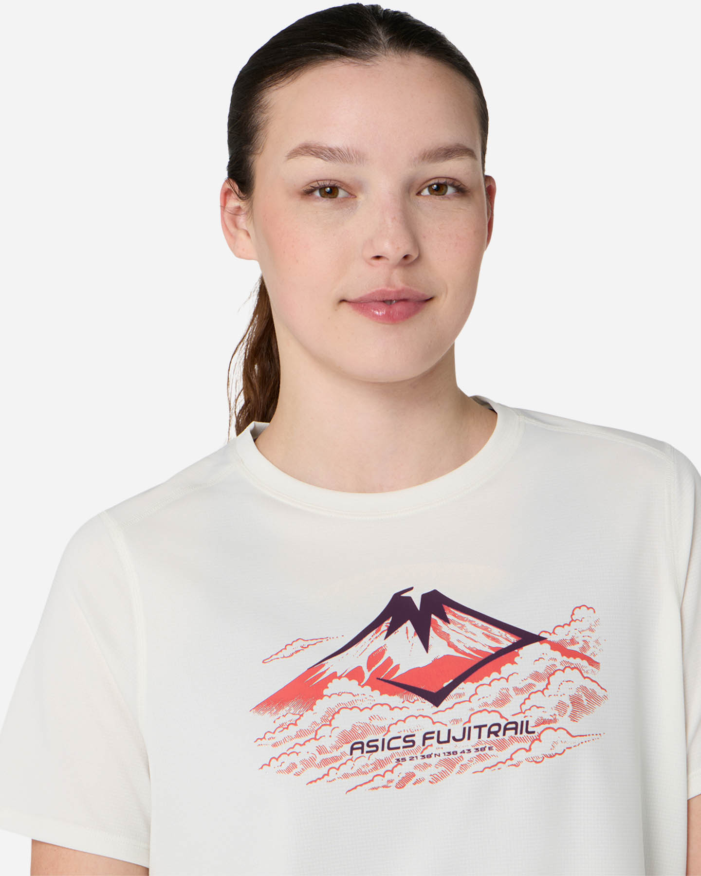 T-shirt running ASICS FUJITRAIL W - Giallo - 5 | Cisalfa Sport