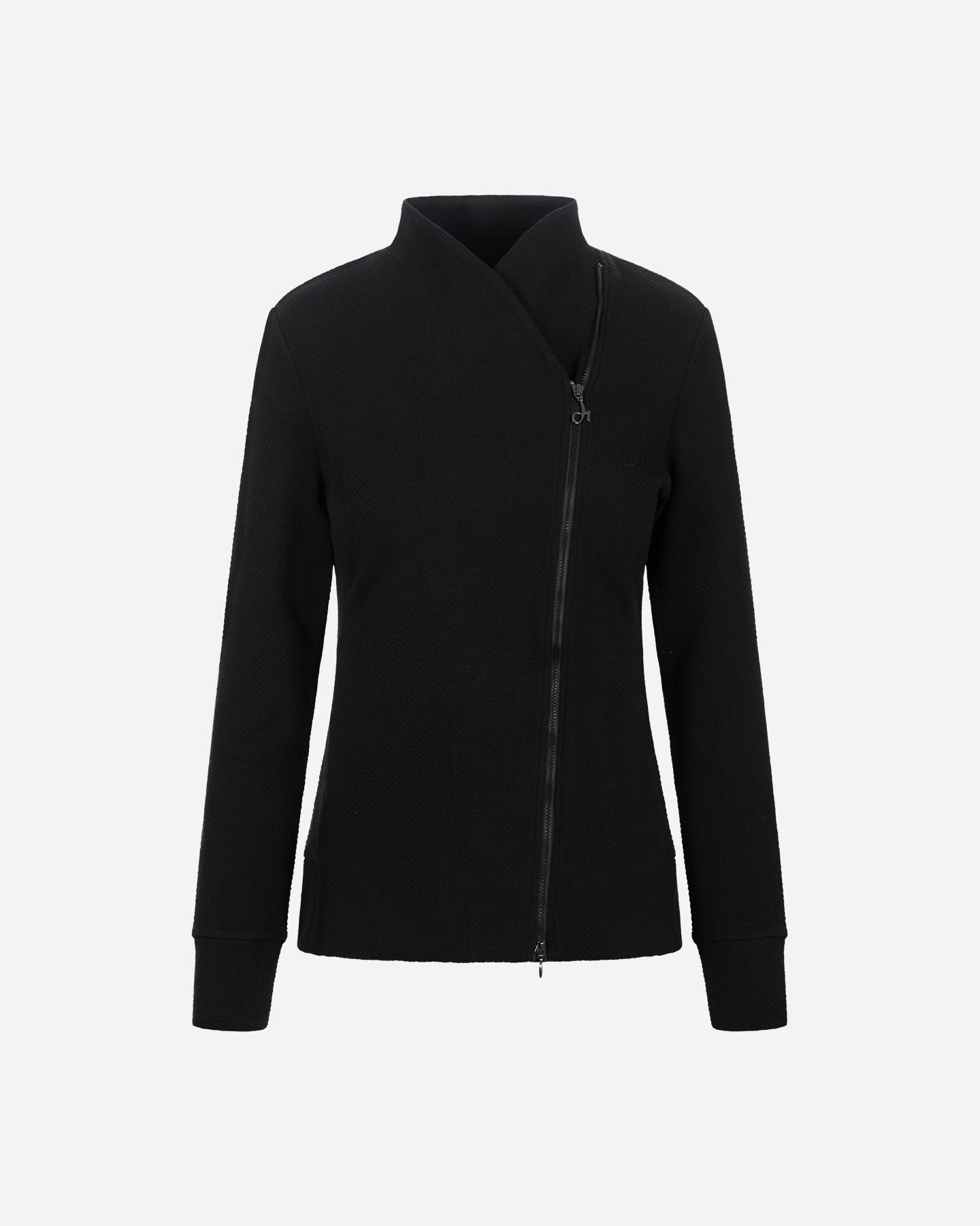 Felpa DEHA SPIGATA ZIP ASIMETRIC W - Nero - 0 | Cisalfa Sport