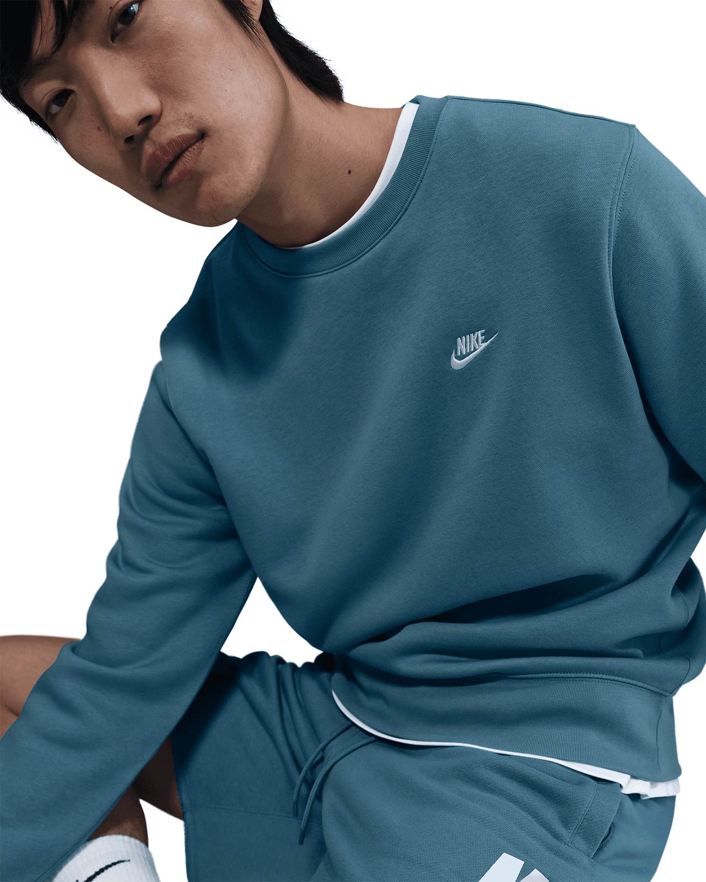 Pantaloncini NIKE ALUMNI BIG LOGO M - Azzurro - 4 | Cisalfa Sport