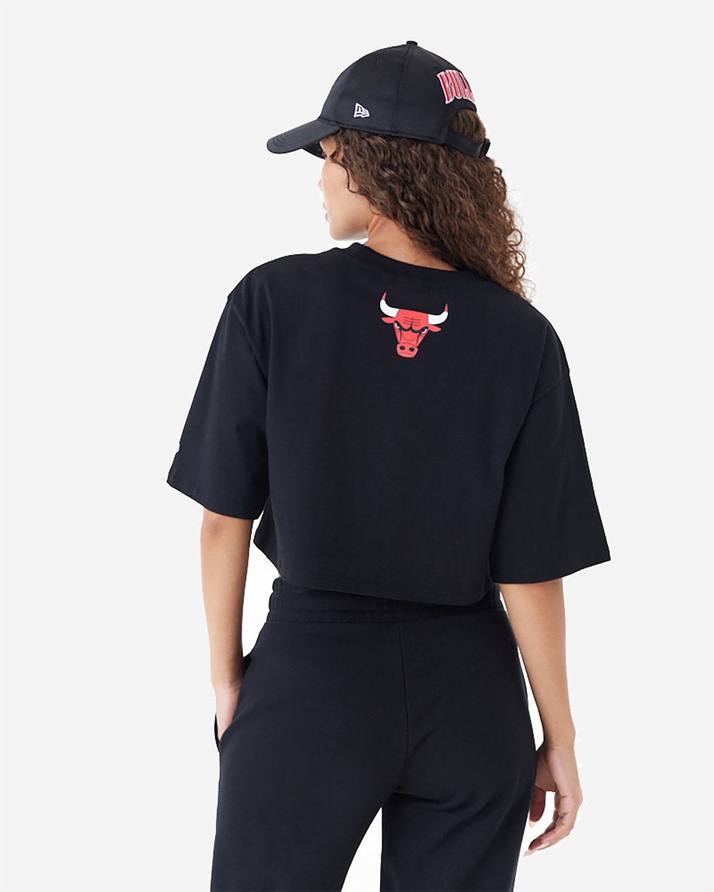 T-shirt NEW ERA CROP CHICAGO BULLS W - Nero - 4 | Cisalfa Sport