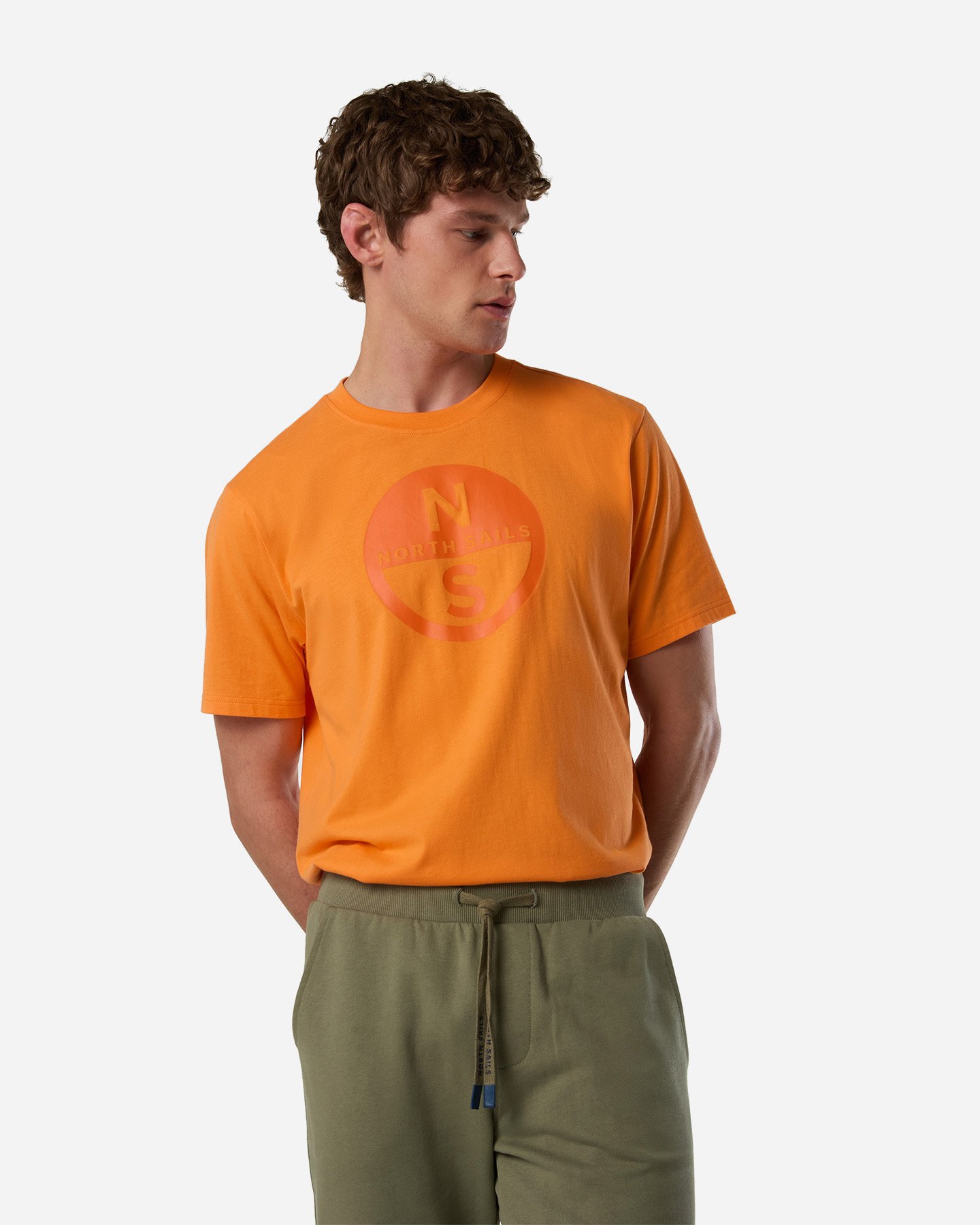 T-shirt NORTH SAILS LOGO BOLLO M - Arancione - 3 | Cisalfa Sport
