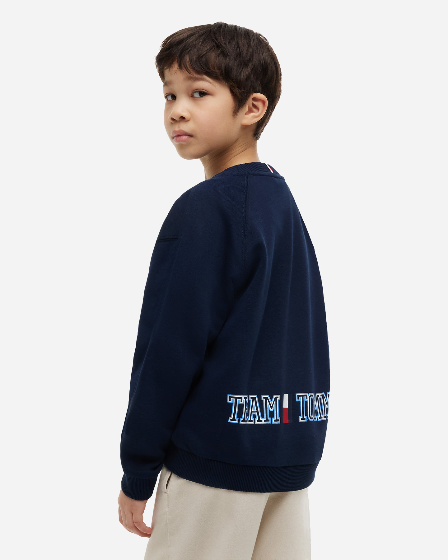 Felpa TOMMY HILFIGER TEAM JR - Blu - 2 | Cisalfa Sport