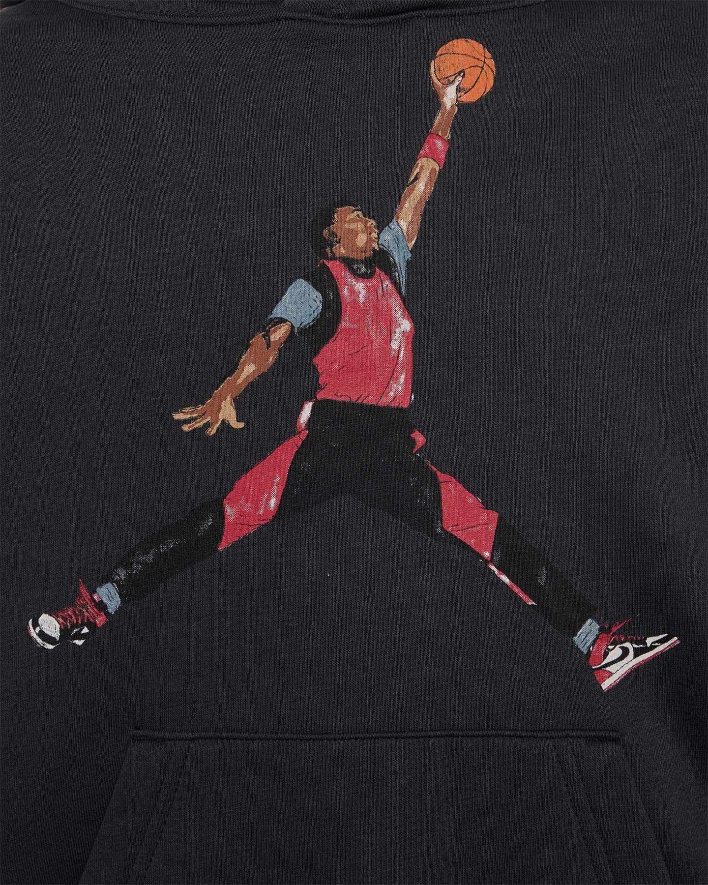 Felpa NIKE JORDAN FRONT BACK OFF JR - Nero - 2 | Cisalfa Sport
