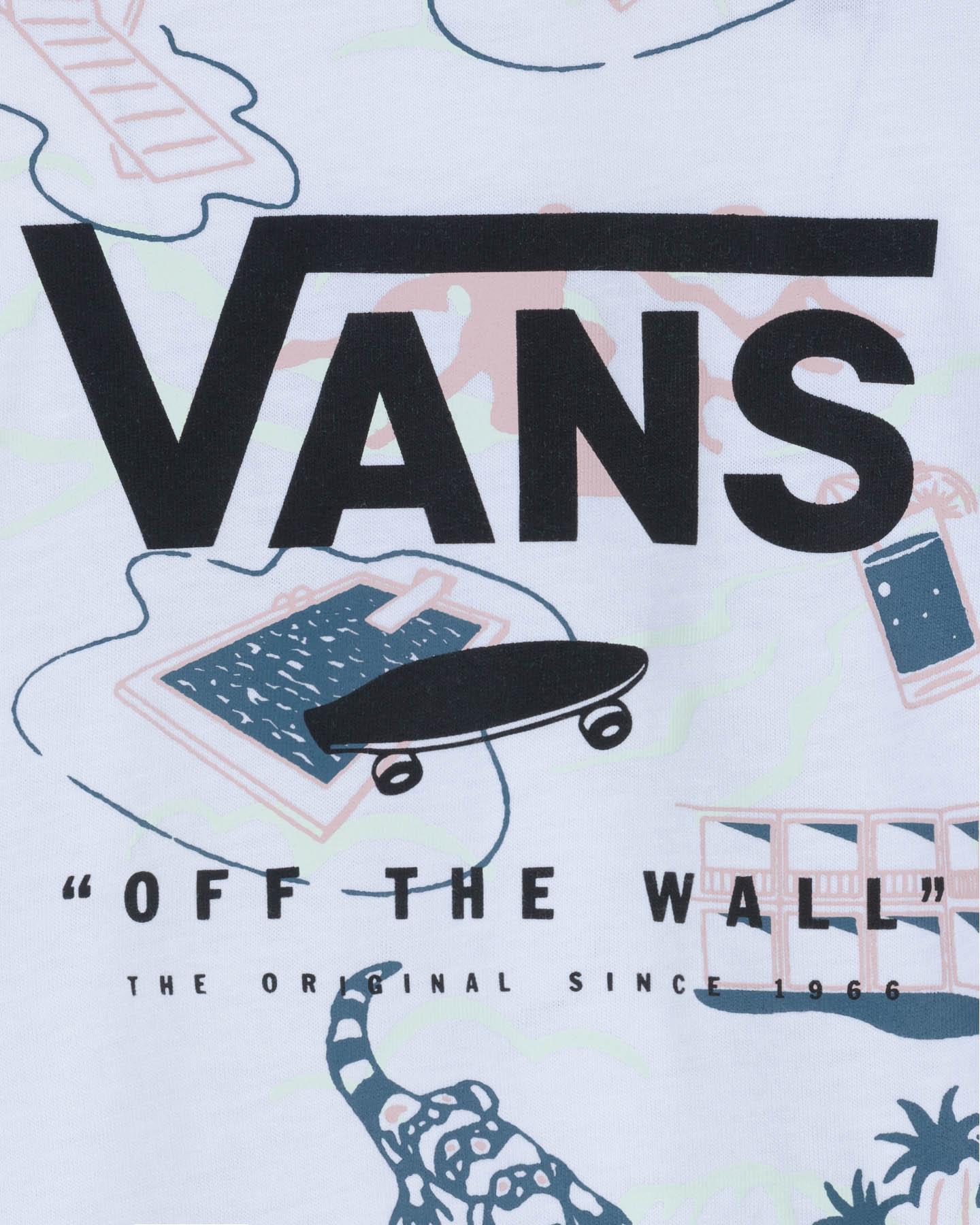 T-shirt VANS CLASSIC PRINT M - Bianco - 2 | Cisalfa Sport