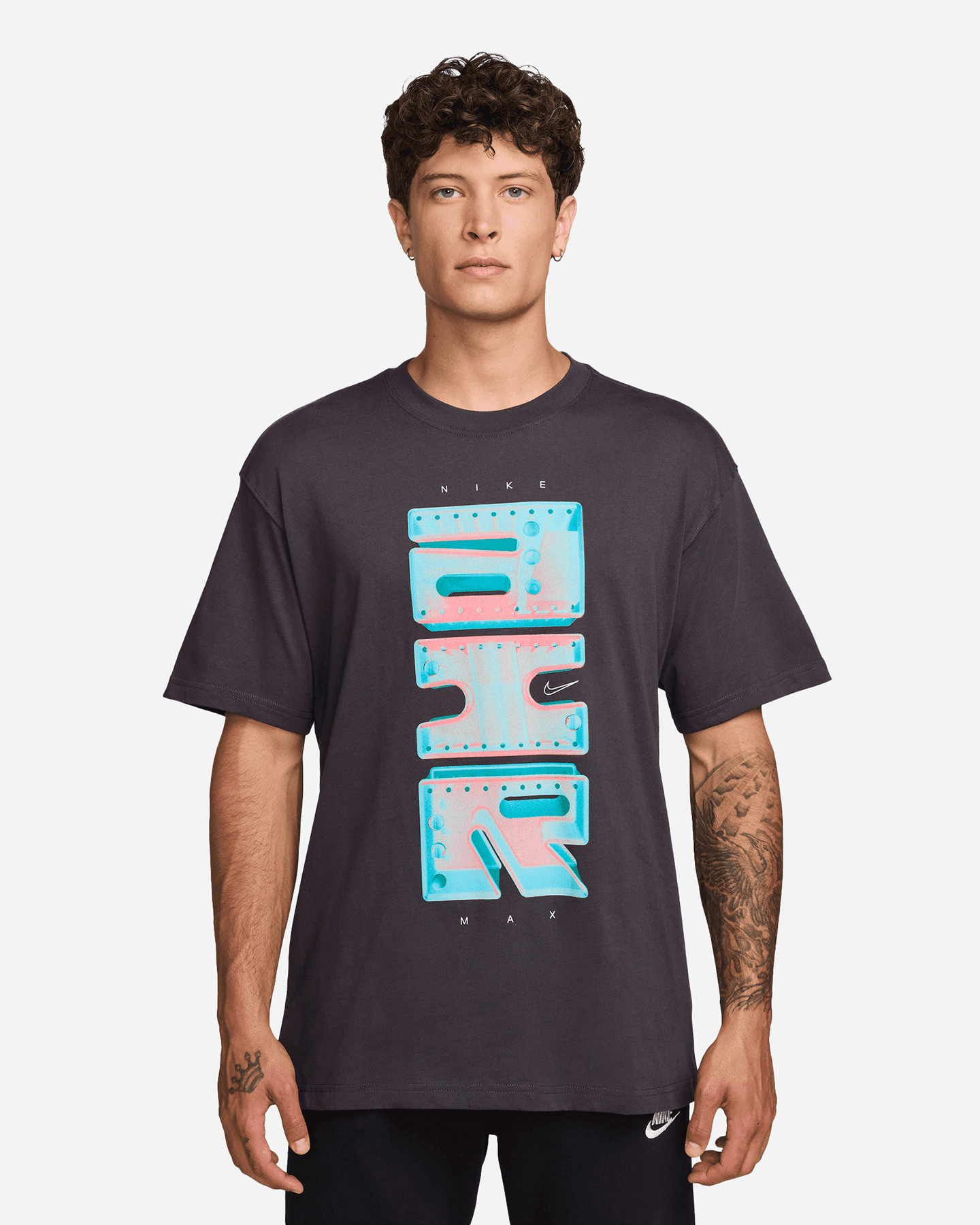 Air Day Plus M - T-shirt - Uomo - Nero