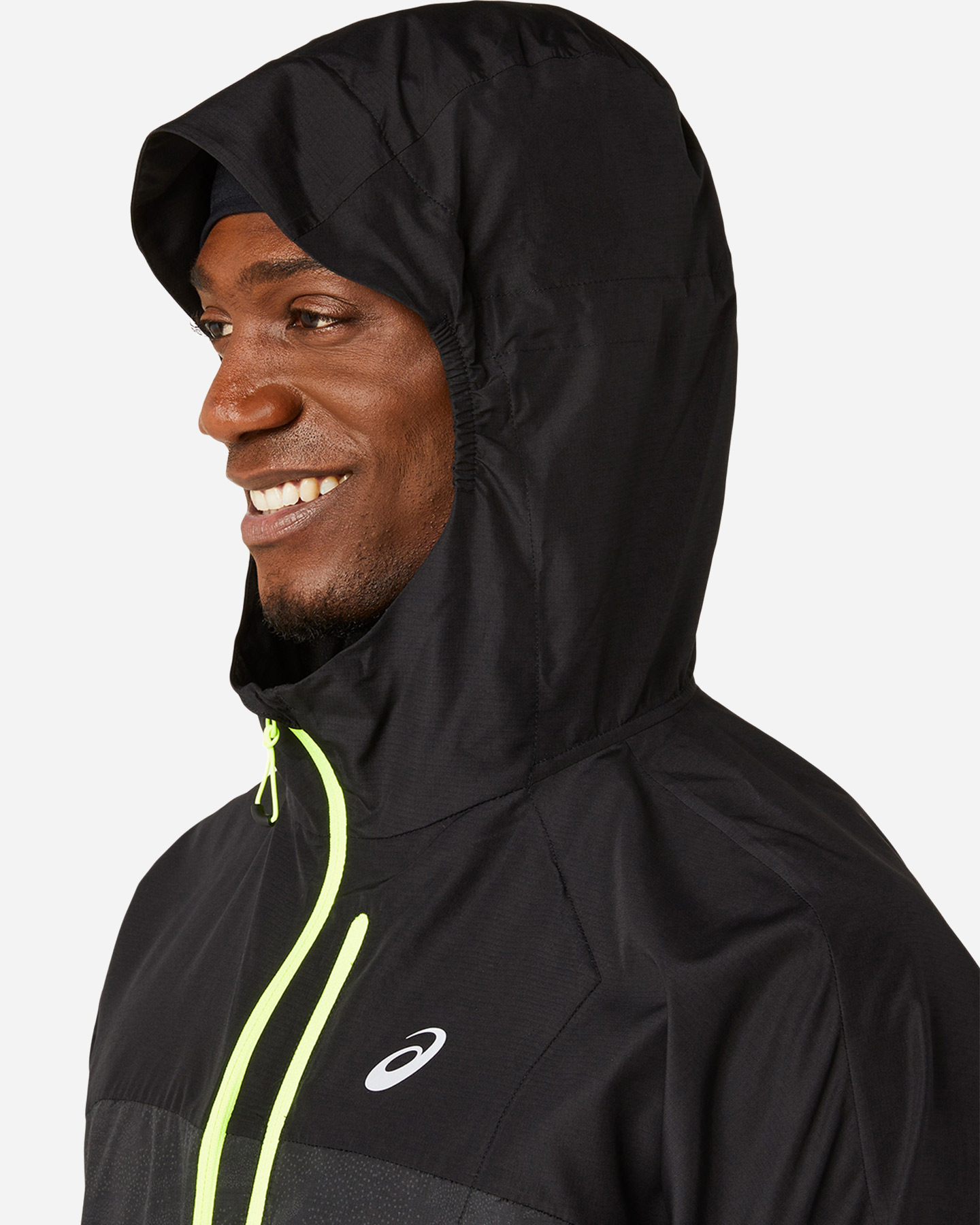 Giacca running ASICS FUJITRAIL PACKABLE WINDBREAKER M - Nero - 3 | Cisalfa Sport