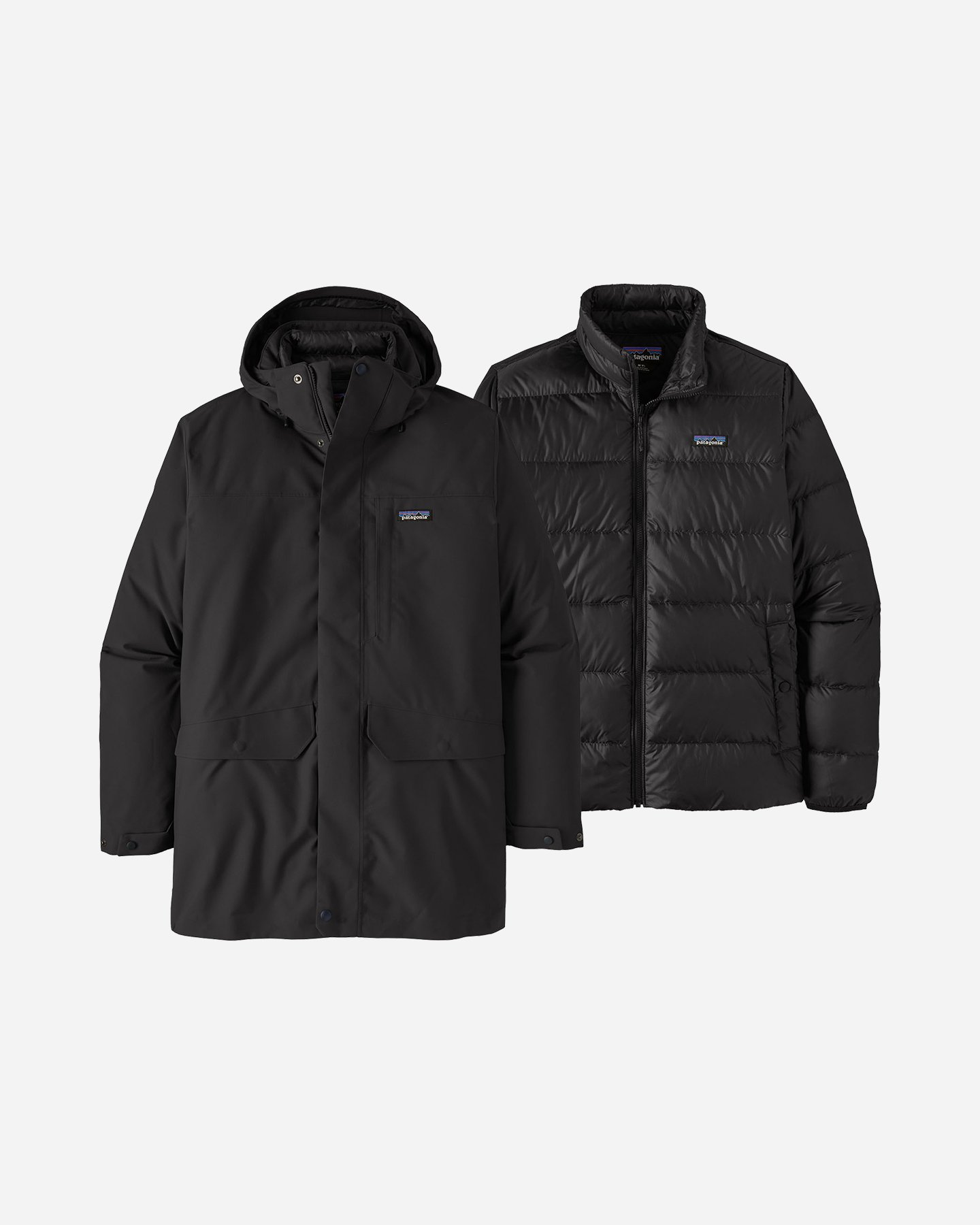 Giacca outdoor PATAGONIA TRES M 3IN1 M - Nero - 2 | Cisalfa Sport