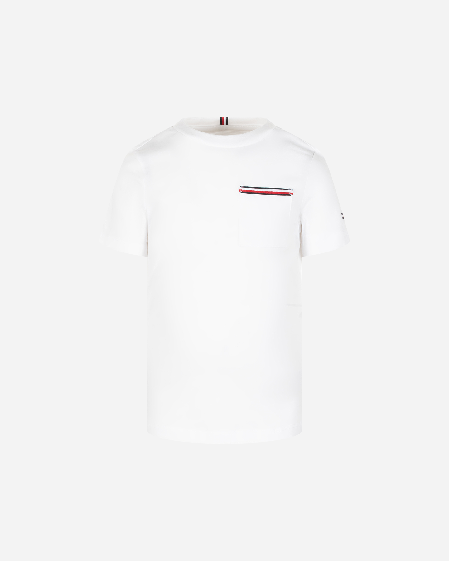 T-shirt TOMMY HILFIGER POCKET JR - Bianco - 0 | Cisalfa Sport
