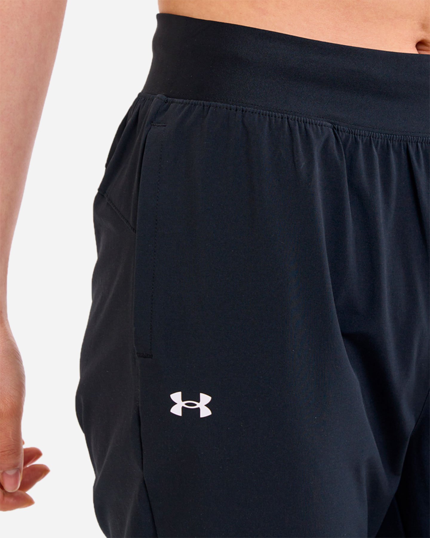 Pantalone UNDER ARMOUR WOVEN W - Nero - 4 | Cisalfa Sport