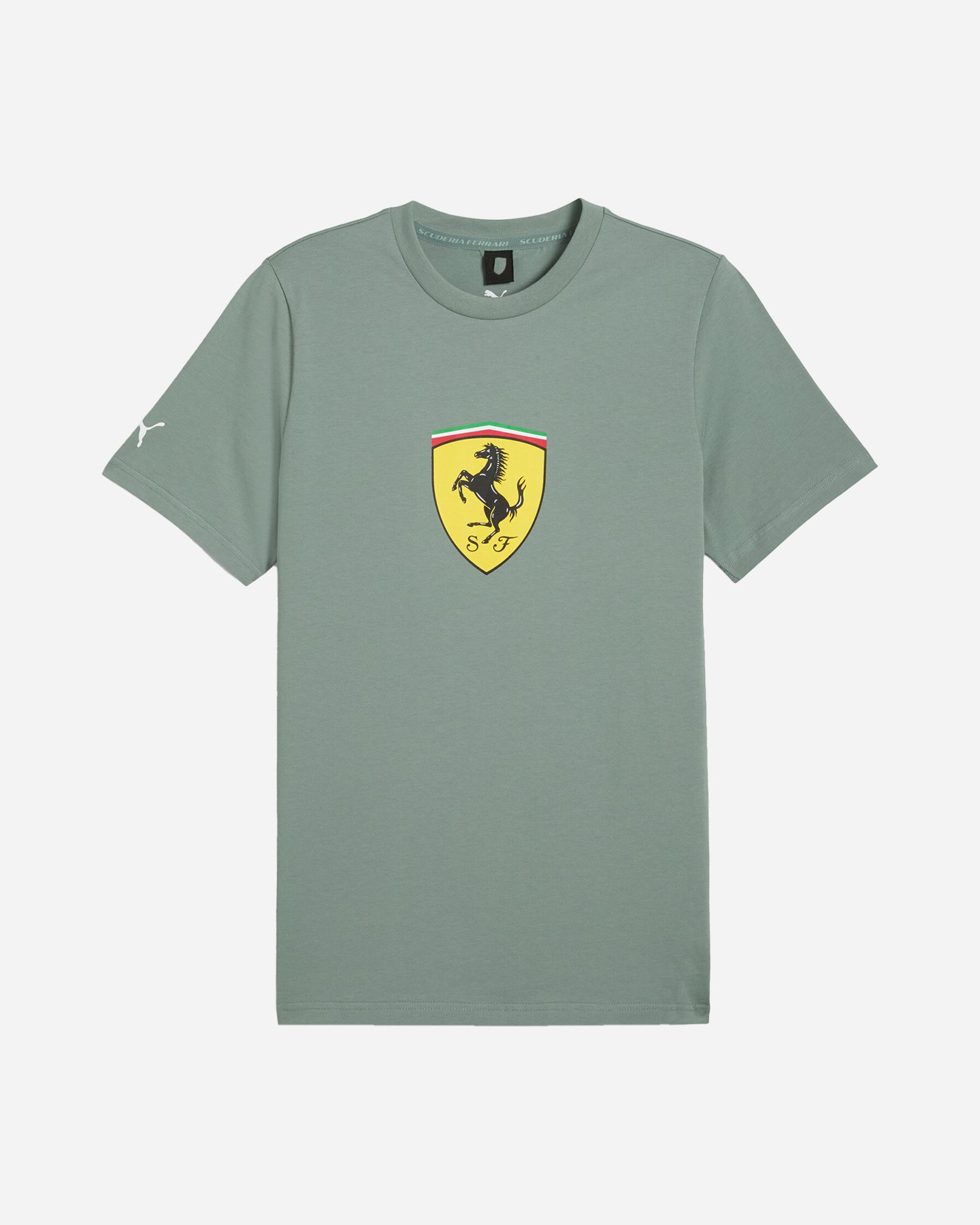 T-shirt PUMA FERRARI COLORED BIG SHIELD M - Verde - 0 | Cisalfa Sport