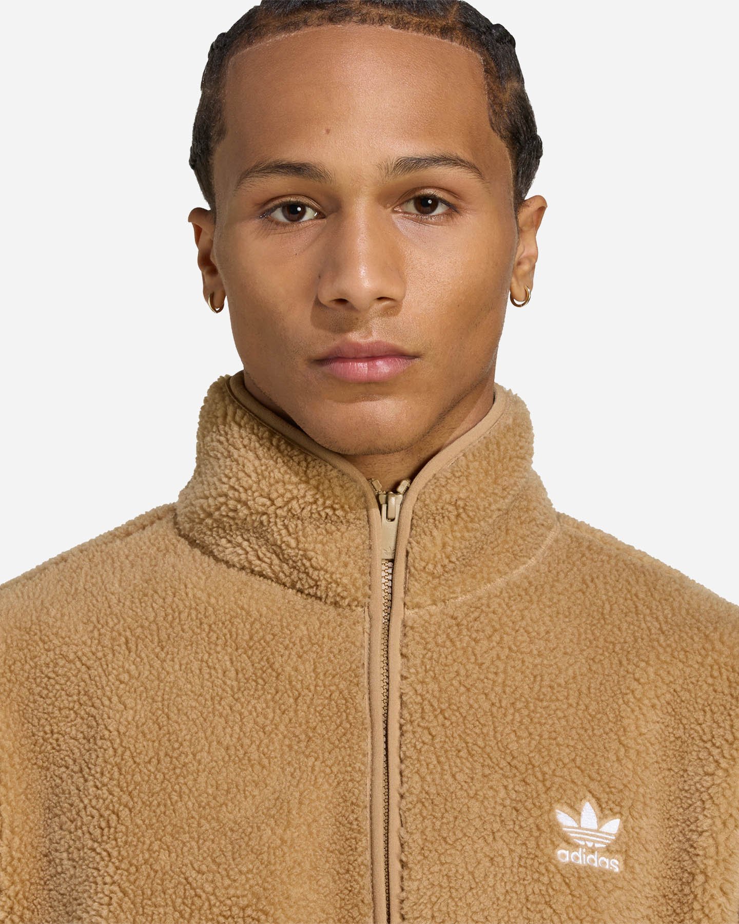 Felpa ADIDAS SMALL LOGO TREFOIL M - Marrone - 4 | Cisalfa Sport