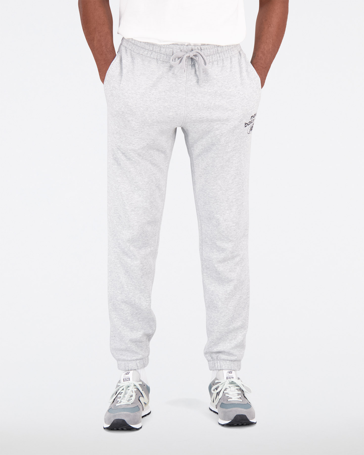 Pantalone NEW BALANCE ESSENTIAL REIMAG M - Grigio - 0 | Cisalfa Sport