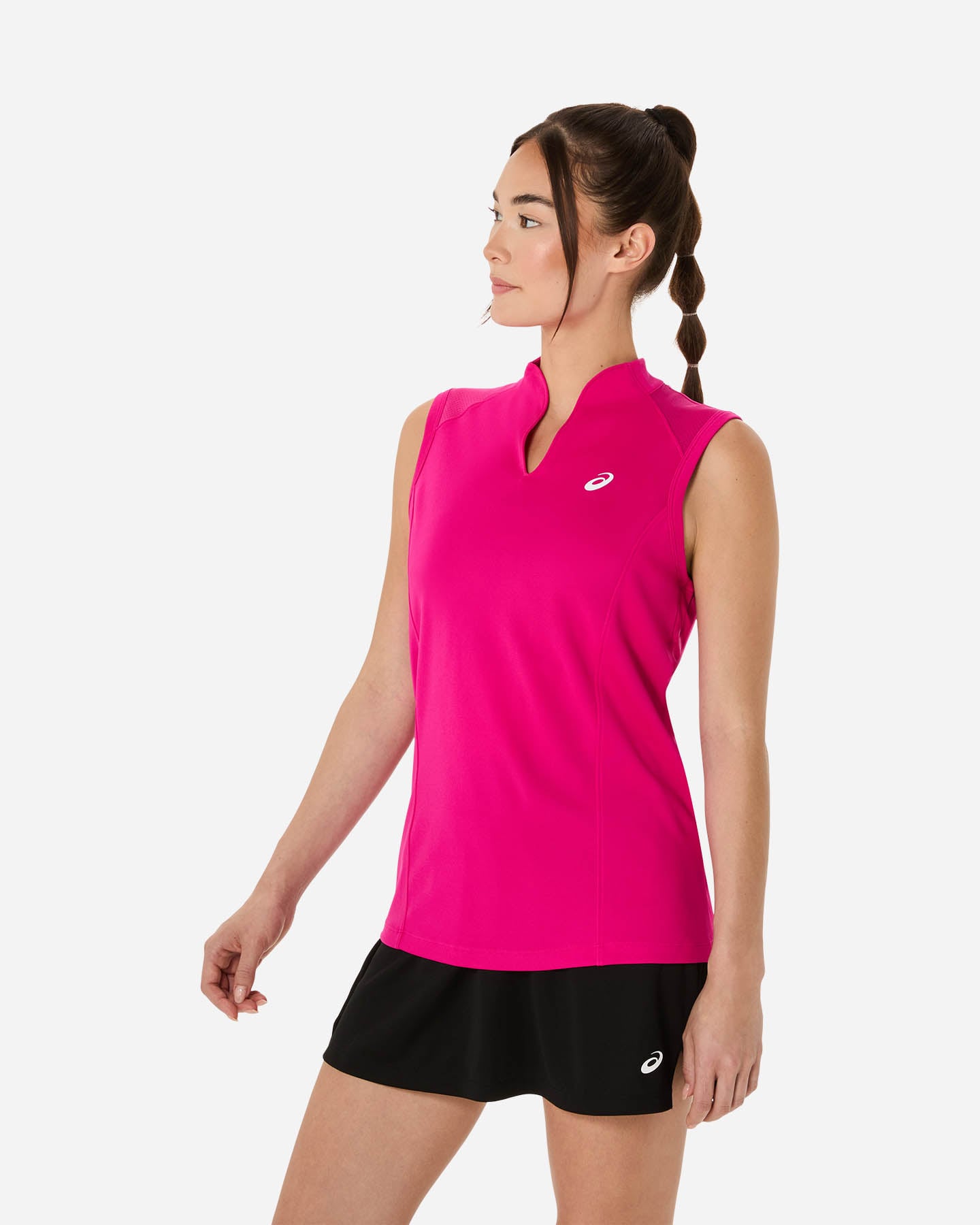 T-shirt tennis ASICS COURT W - Rosa - 2 | Cisalfa Sport