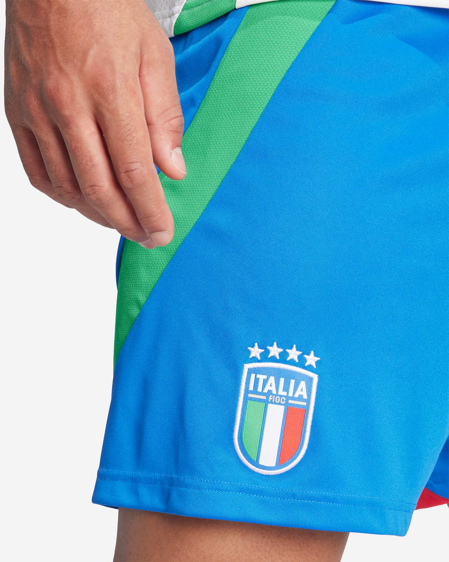 Pantaloncini calcio ufficiali ADIDAS ITALIA FIGC AWAY M - Blu - 5 | Cisalfa Sport