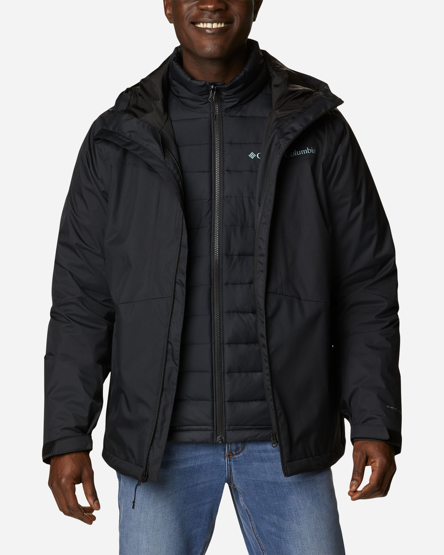 Giacca outdoor COLUMBIA WALLOVA PARK 3IN1 M - Nero - 8 | Cisalfa Sport