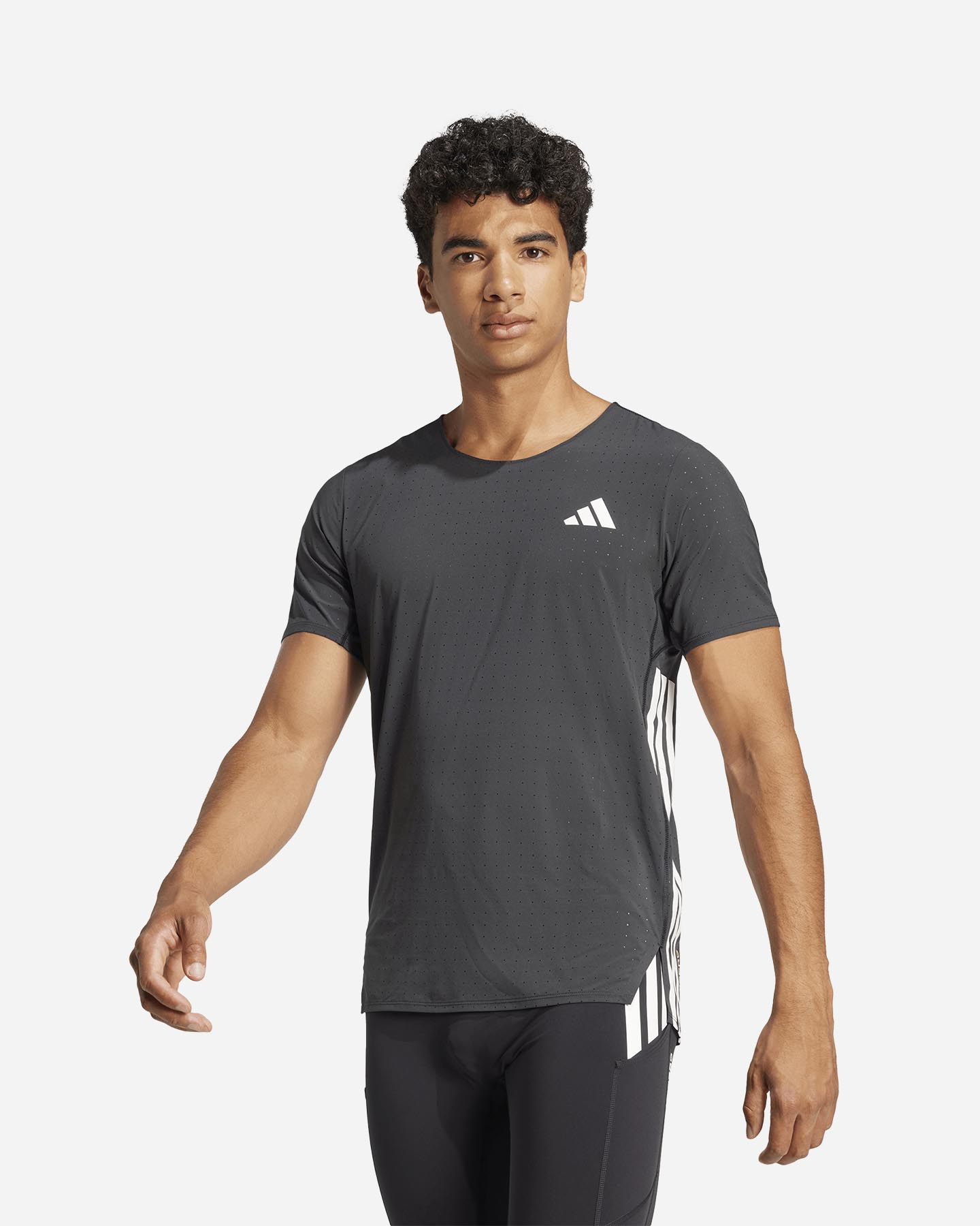 T-shirt running ADIDAS ADIZERO M - Nero - 1 | Cisalfa Sport