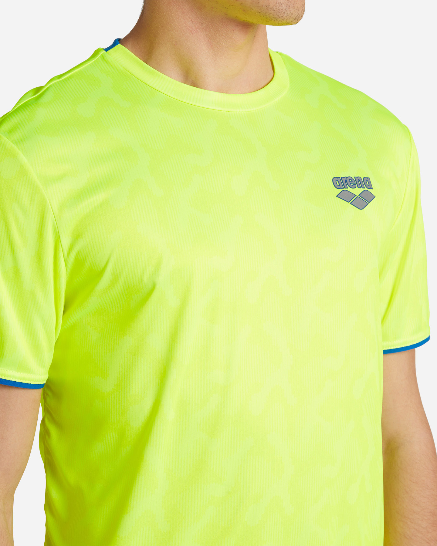 T-shirt running ARENA ATHLETIC RUN M - Giallo - 4 | Cisalfa Sport
