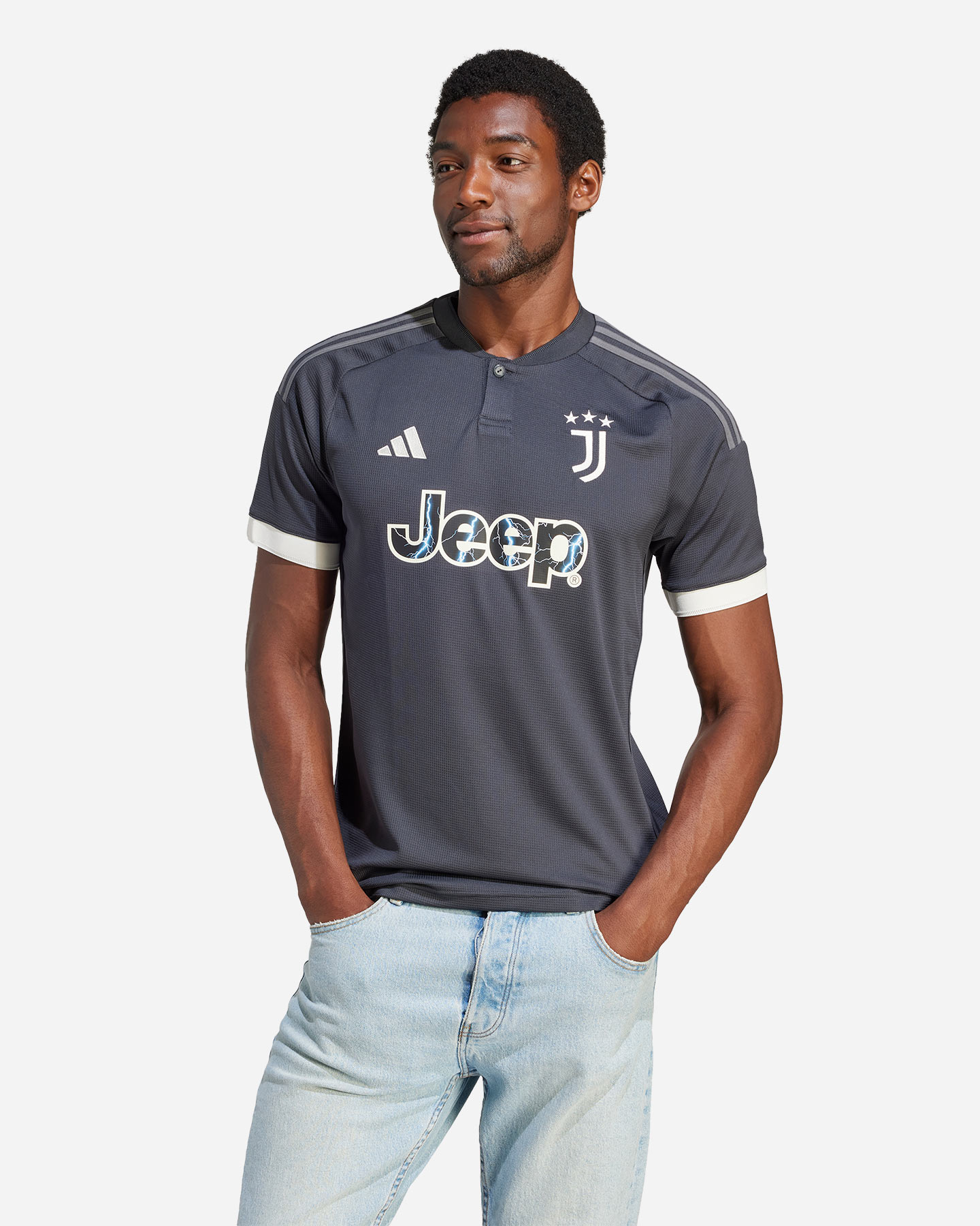 Maglia calcio ufficiale ADIDAS JUVENTUS 3RD 23-24 M - Antracite - 2 | Cisalfa Sport