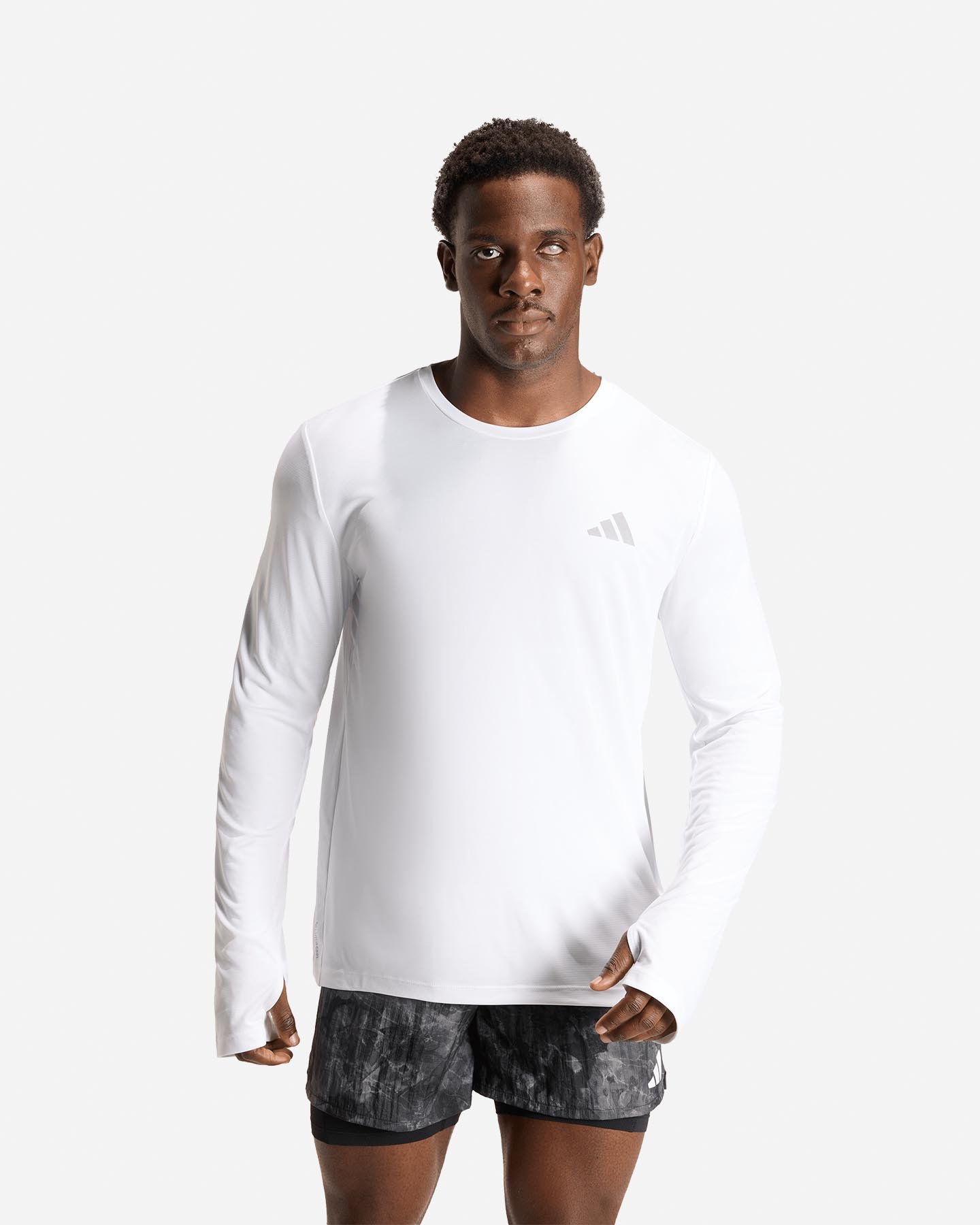 Maglia running ADIDAS RUN ESSENTIALS M - Bianco - 1 | Cisalfa Sport