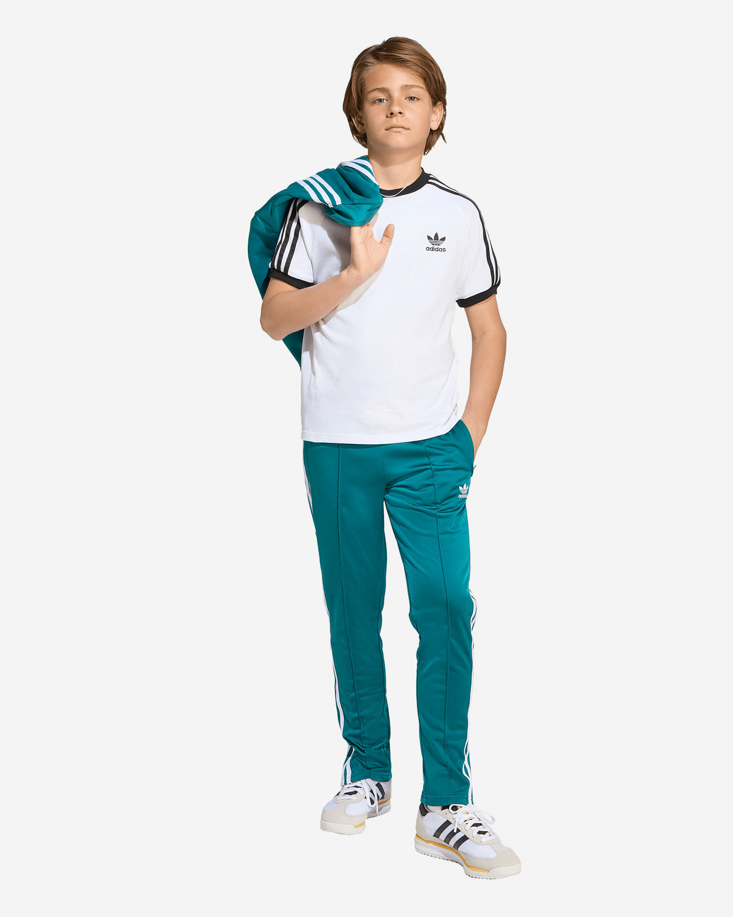 T-shirt ADIDAS 3STRIPES JR - Bianco - 3 | Cisalfa Sport