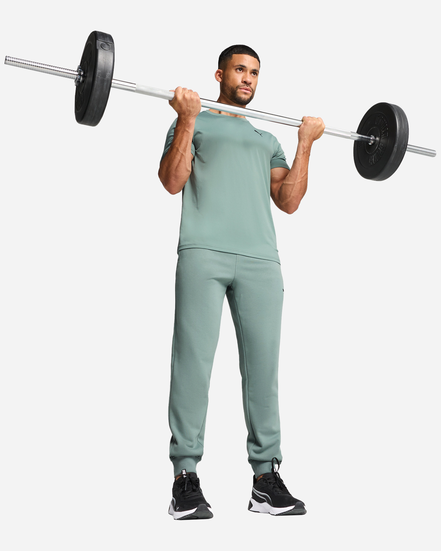T-shirt training PUMA TAD ESSENTIAL M - Verde - 3 | Cisalfa Sport
