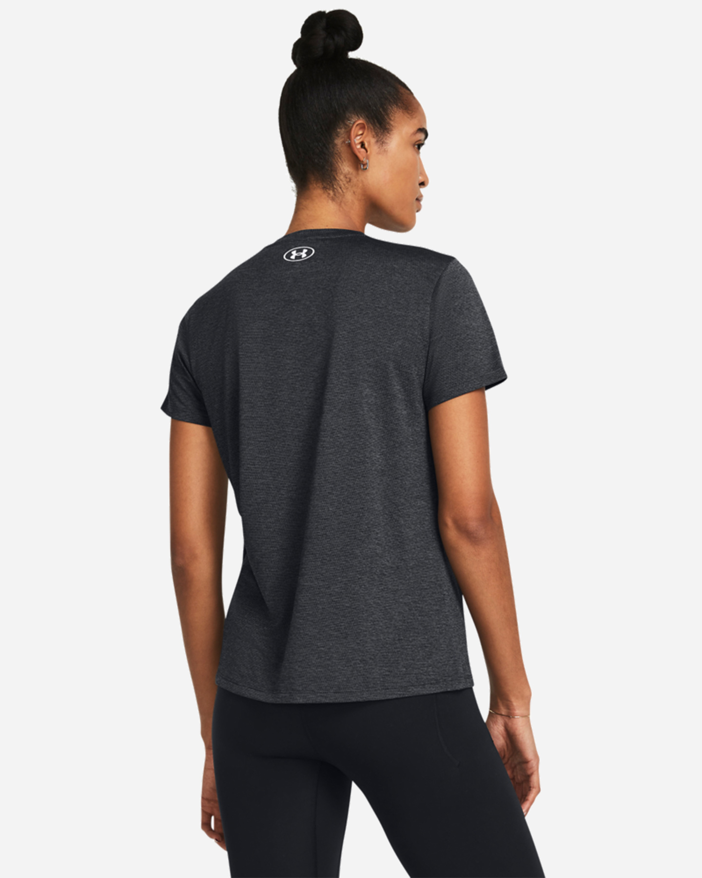 T-shirt training UNDER ARMOUR SMALL LOGO BUBBLE W - Nero - 3 | Cisalfa Sport