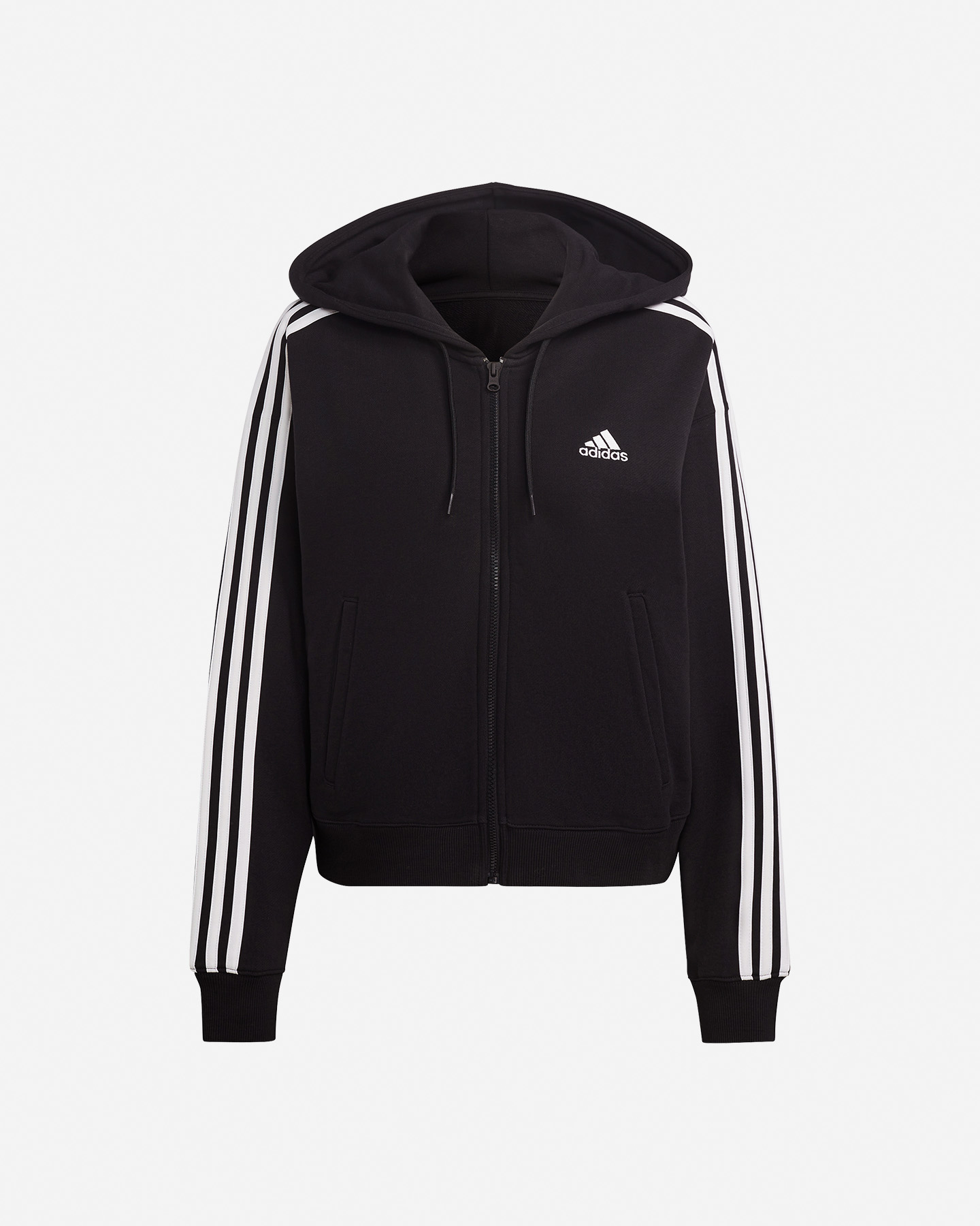 Felpa ADIDAS 3STRIPES W - Nero - 0 | Cisalfa Sport