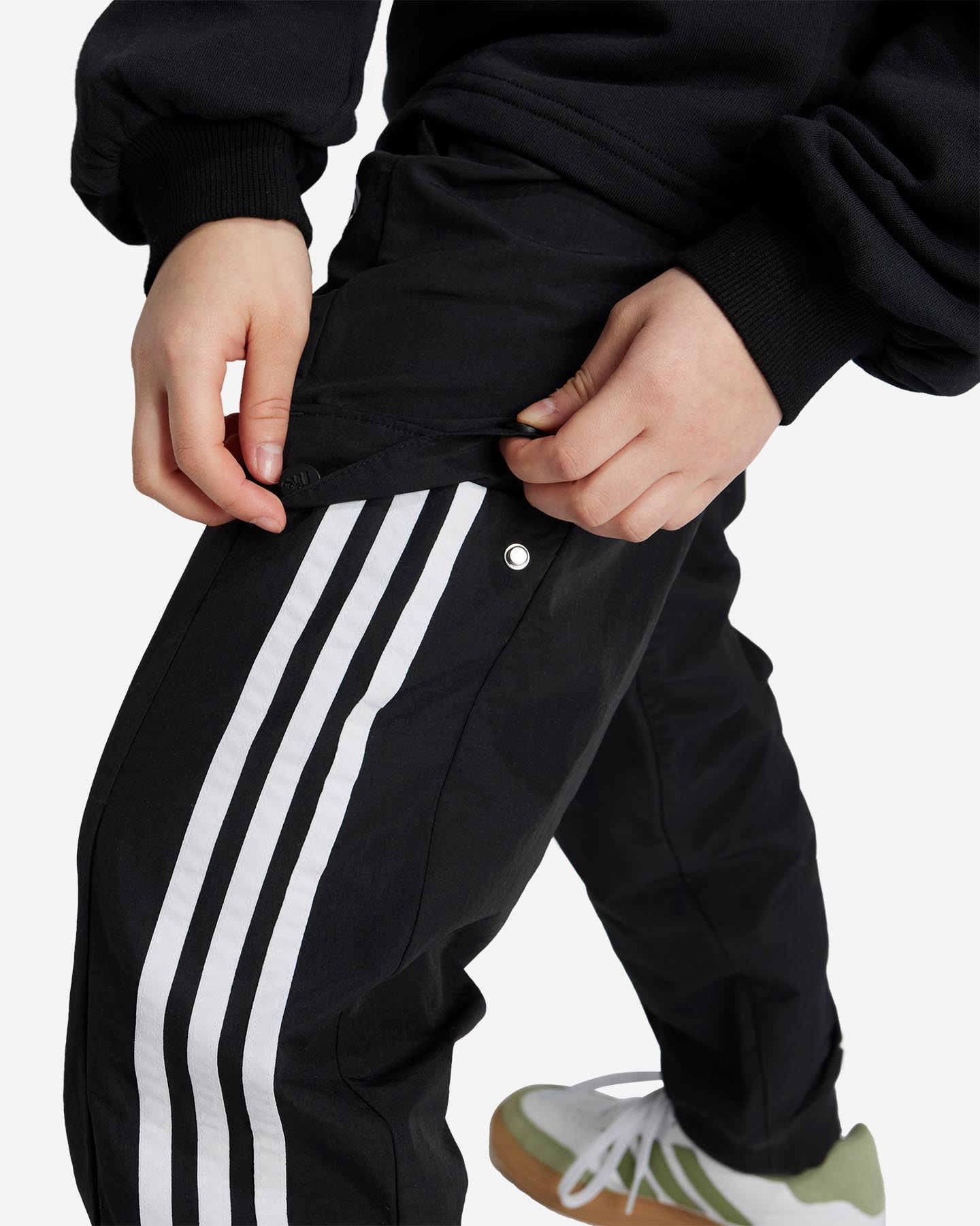 Pantalone ADIDAS STREET JAM JR - Nero - 4 | Cisalfa Sport