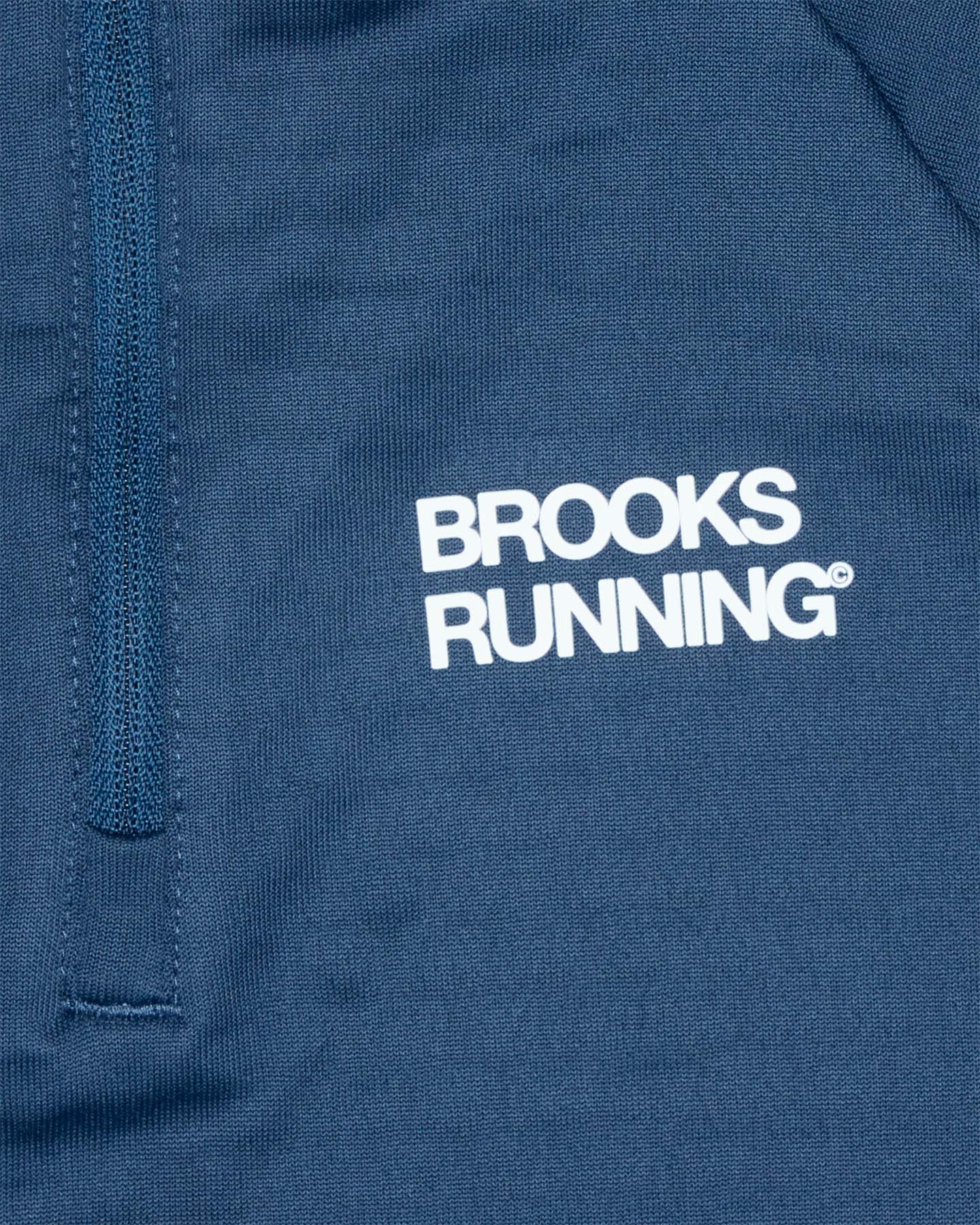 Maglia running BROOKS THERMAL REFLECTIVE W - Blu - 2 | Cisalfa Sport