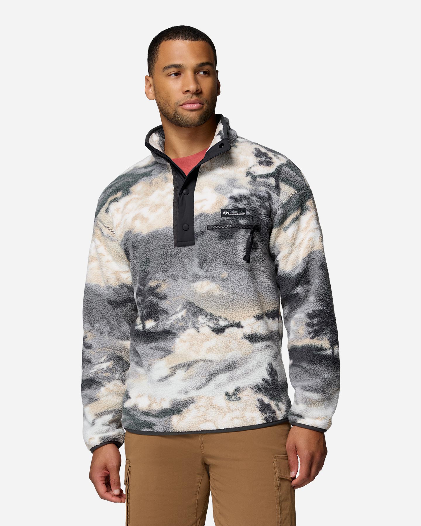 Pile COLUMBIA HELVETIA II PRINTED M - Marrone - 0 | Cisalfa Sport