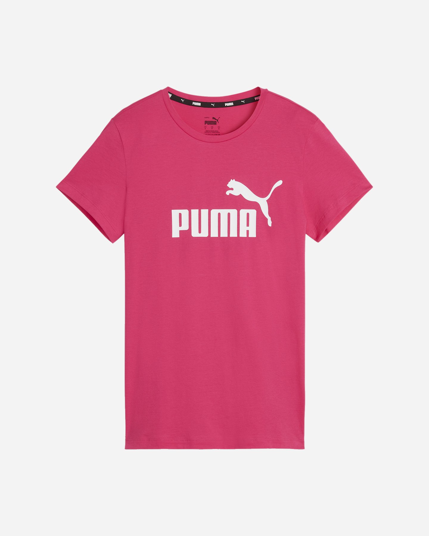T-shirt PUMA ESSENTIAL LOGO W - Rosa - 0 | Cisalfa Sport