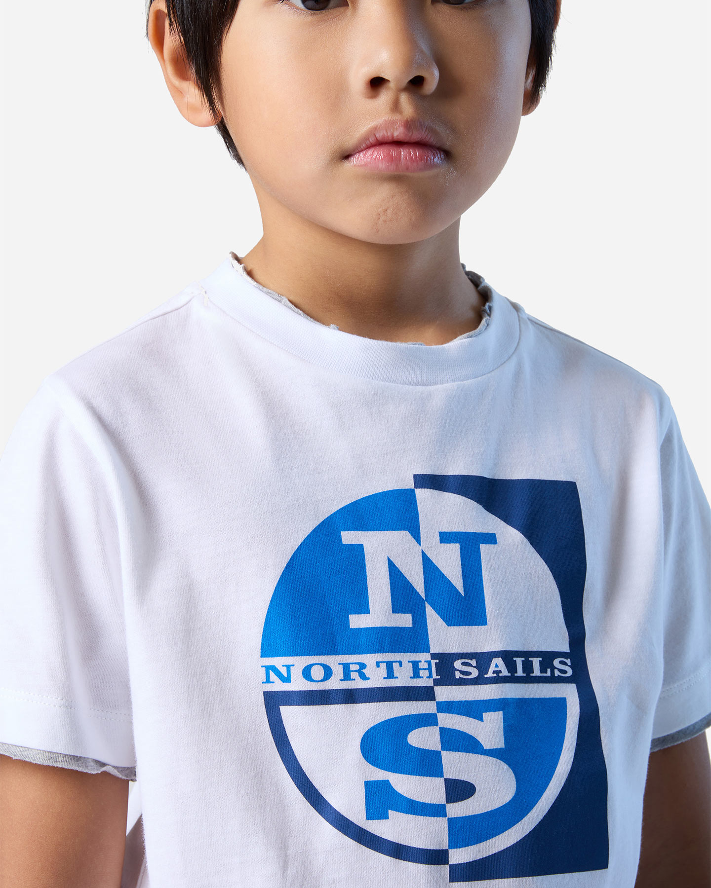 T-shirt NORTH SAILS BIG LOGO JR - Bianco - 3 | Cisalfa Sport