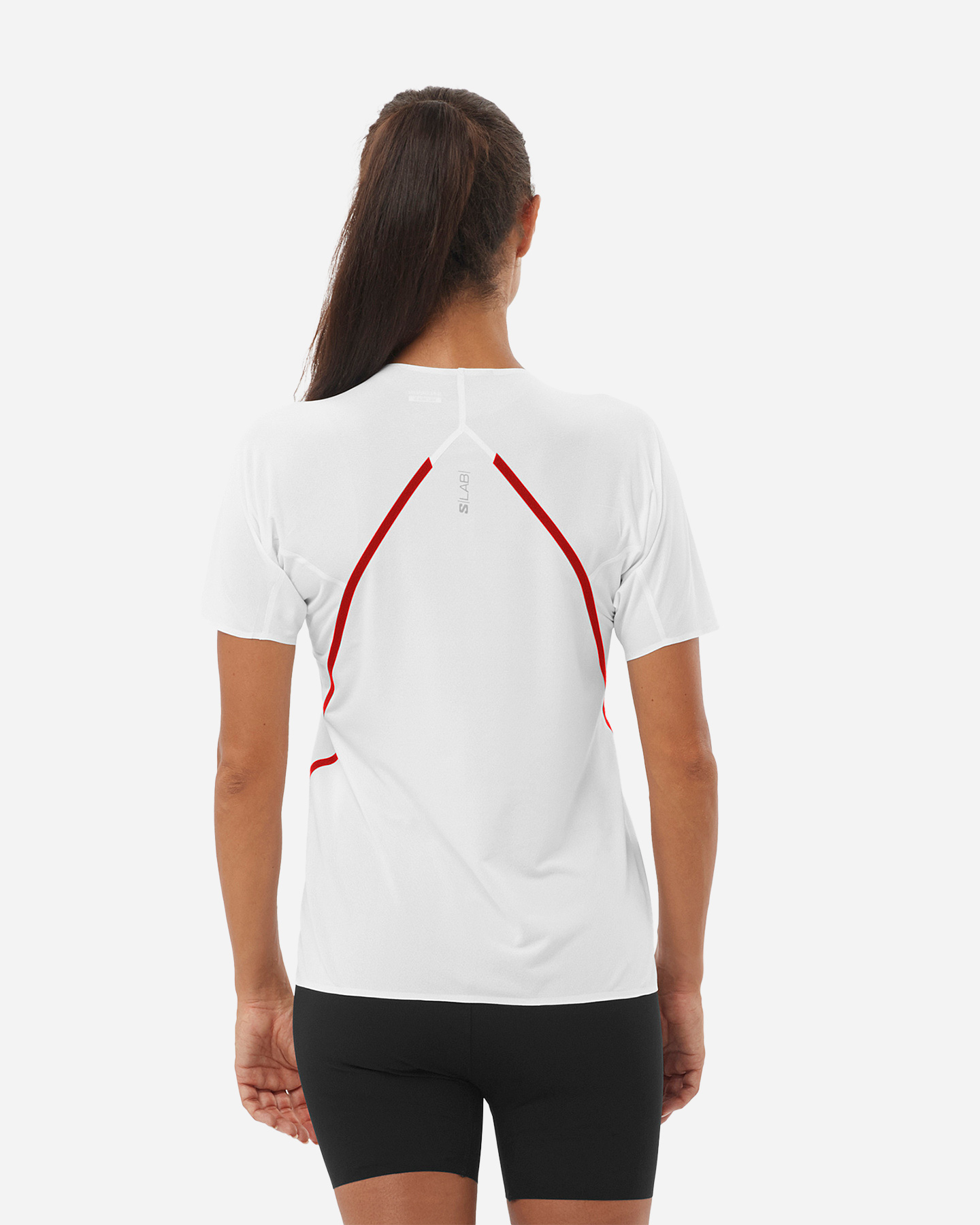 T-shirt running SALOMON S-LAB SPEED W - Bianco - 3 | Cisalfa Sport