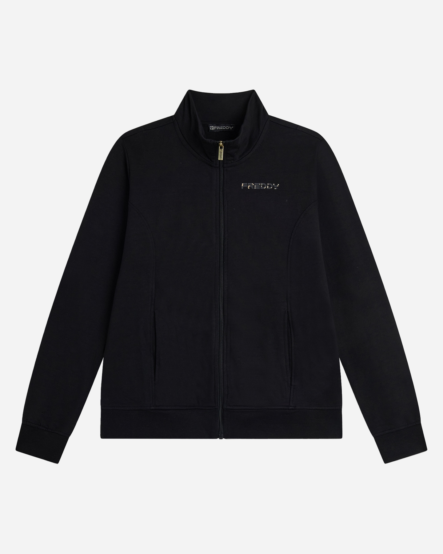 Felpa FREDDY HIGH NECK SMALL LOGO W - Nero - 0 | Cisalfa Sport