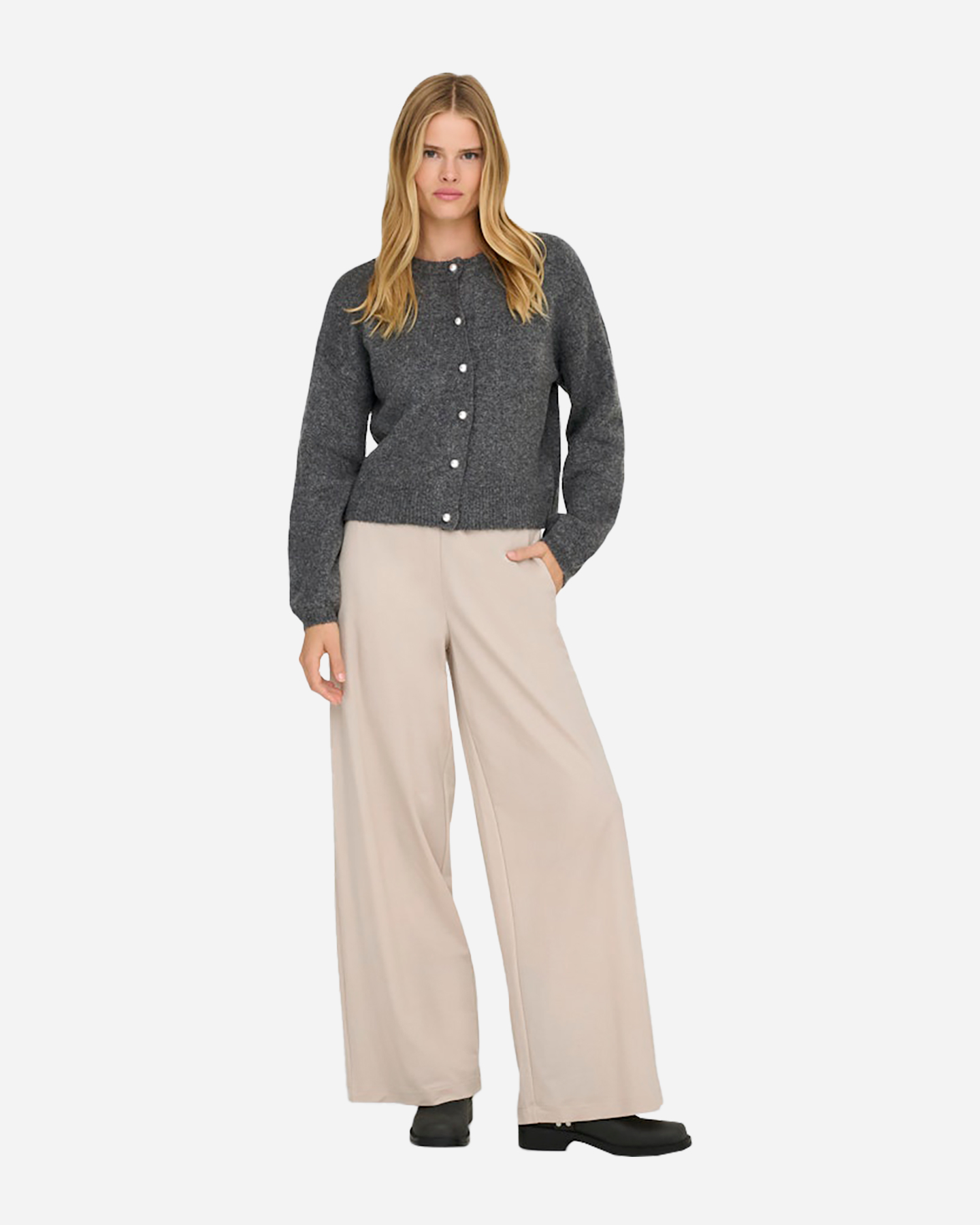 Pantalone ONLY SAKURA AMPIO W - Bianco - 3 | Cisalfa Sport