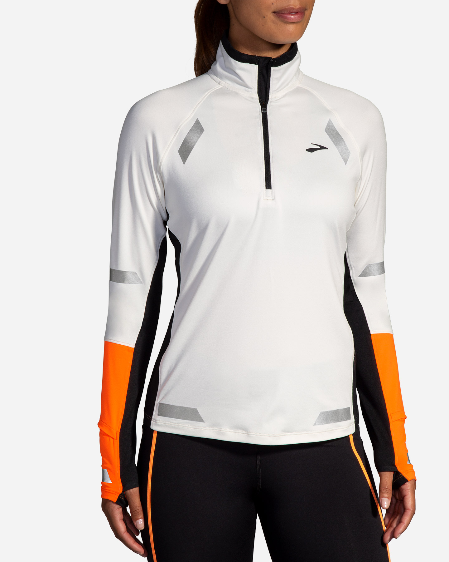 Maglia running BROOKS RUN VISIBLE W - Arancione - 1 | Cisalfa Sport