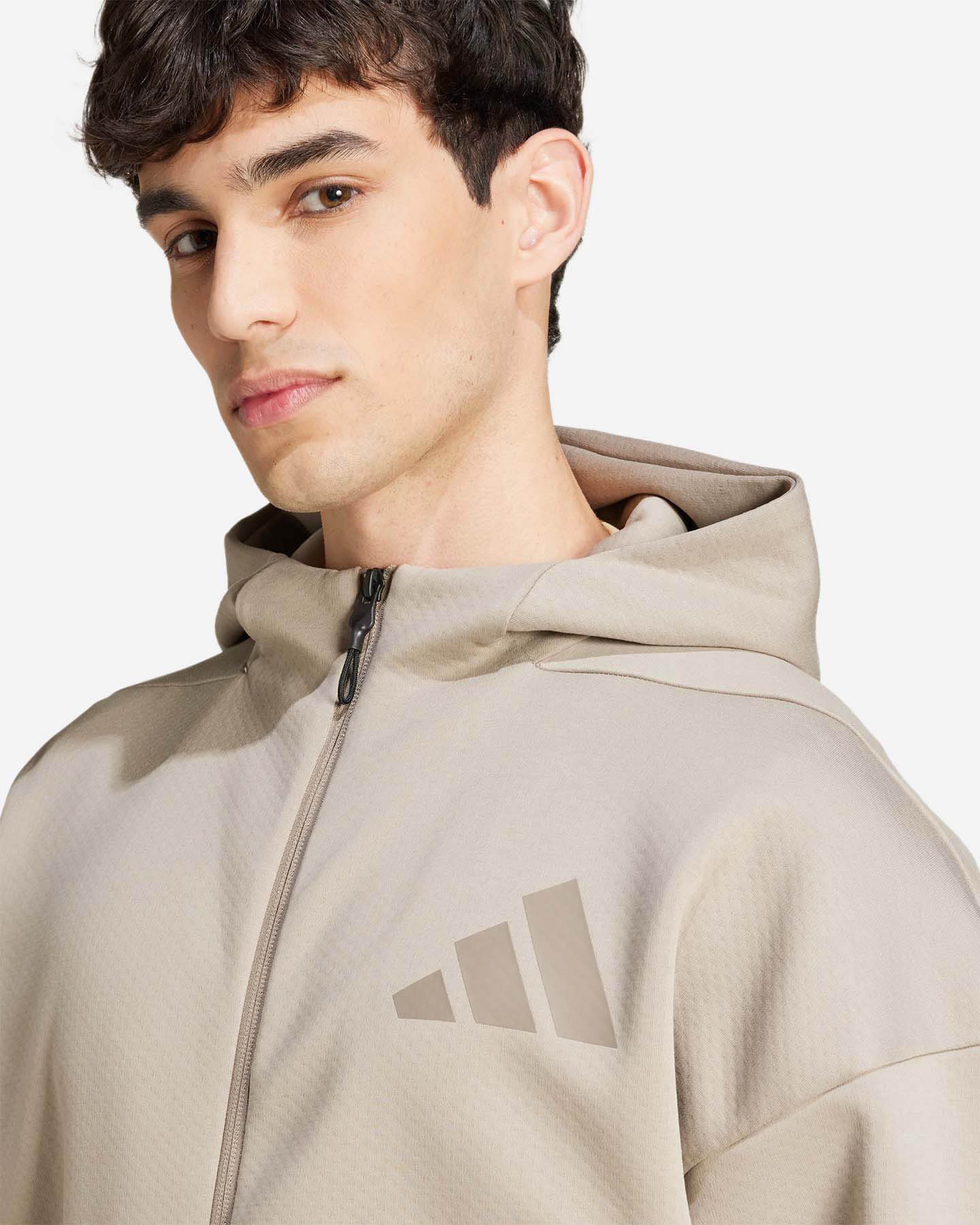 Felpa ADIDAS Z.N.E. M - Beige - 4 | Cisalfa Sport