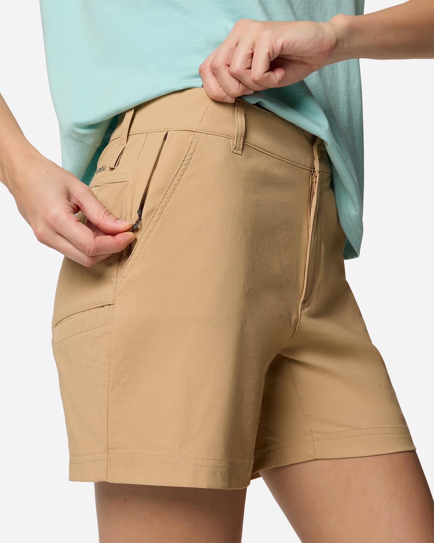 Pantaloncini COLUMBIA LESLIE FALLS II W - Beige - 4 | Cisalfa Sport