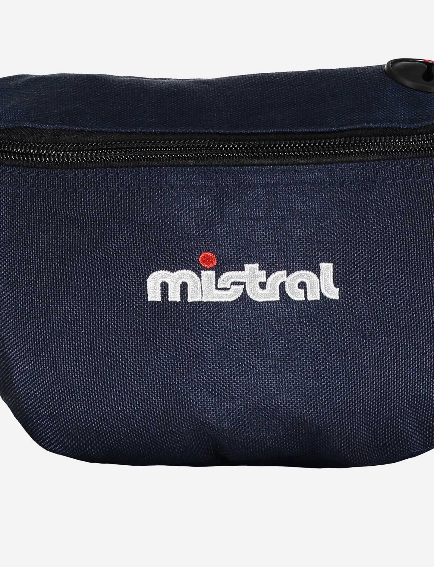 Marsupio Quadra Navy - Cintura Regolabile, 2 Litri, Con Tasche Cerniera, 37x15x10 Cm