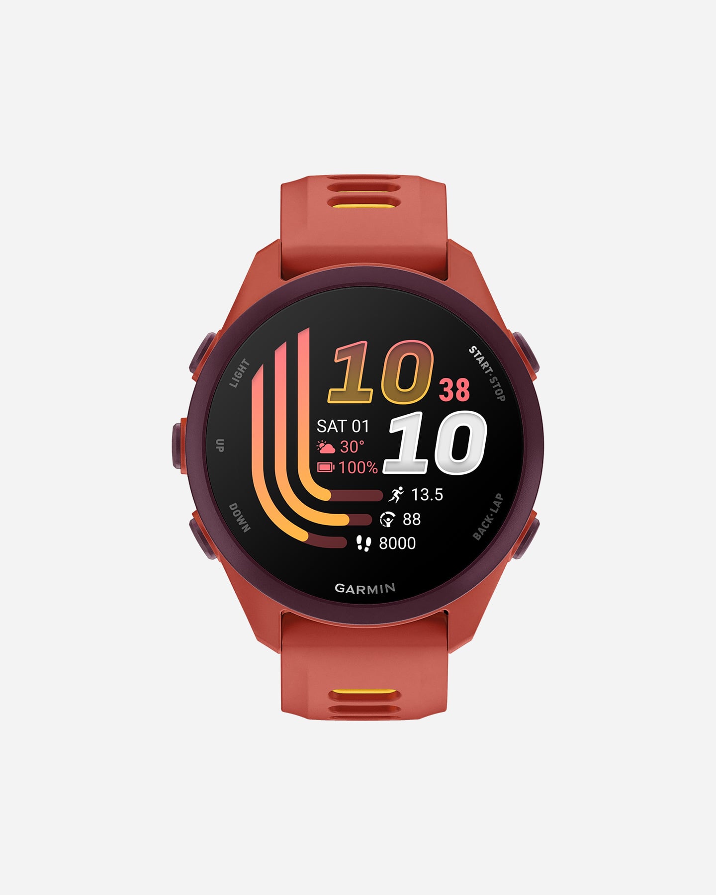 Garmin Forerunner 170 Music - Orologio Multifunzione - Rosso