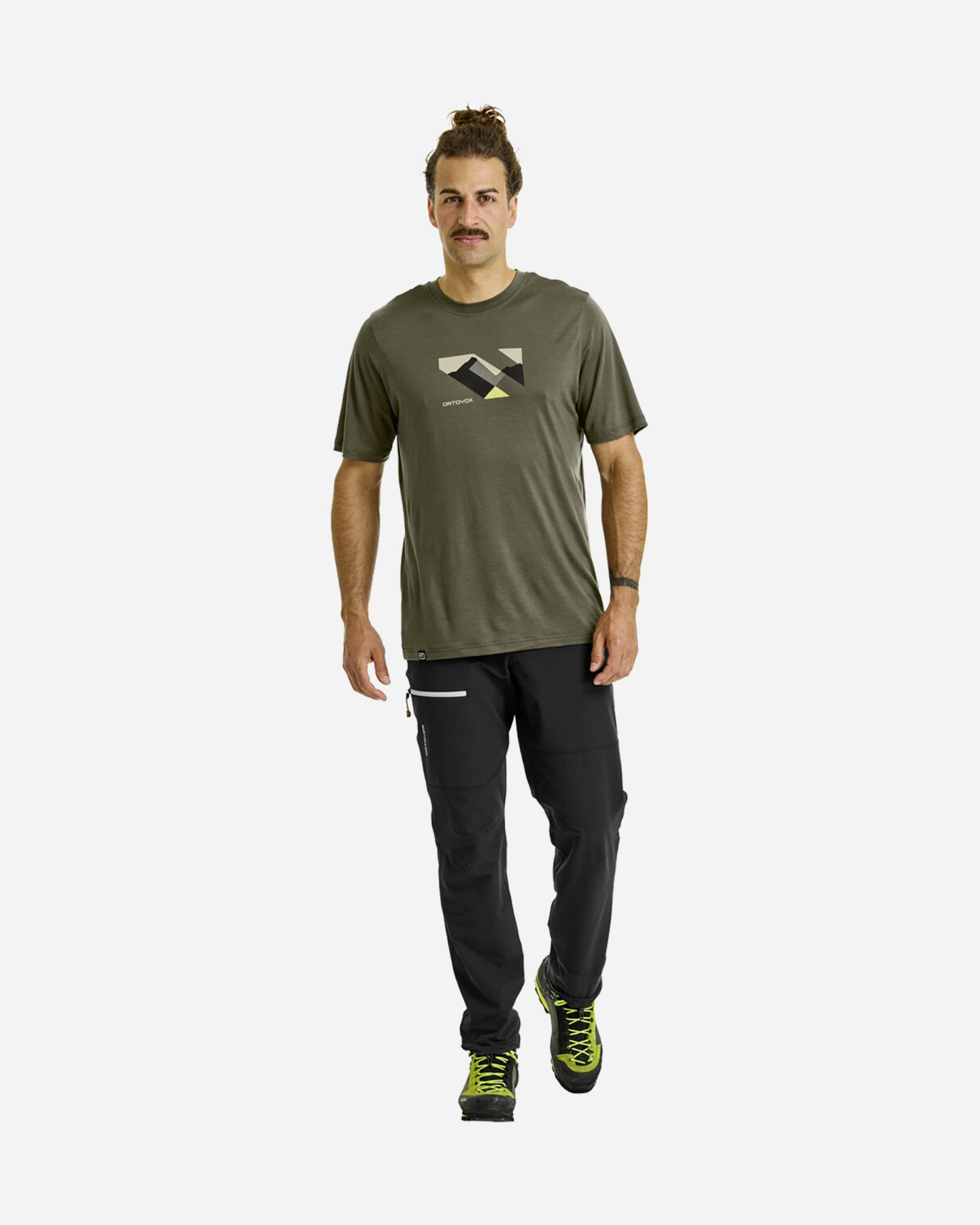 T-shirt ORTOVOX 140 COOL LANDSCAPE M - Verde - 2 | Cisalfa Sport