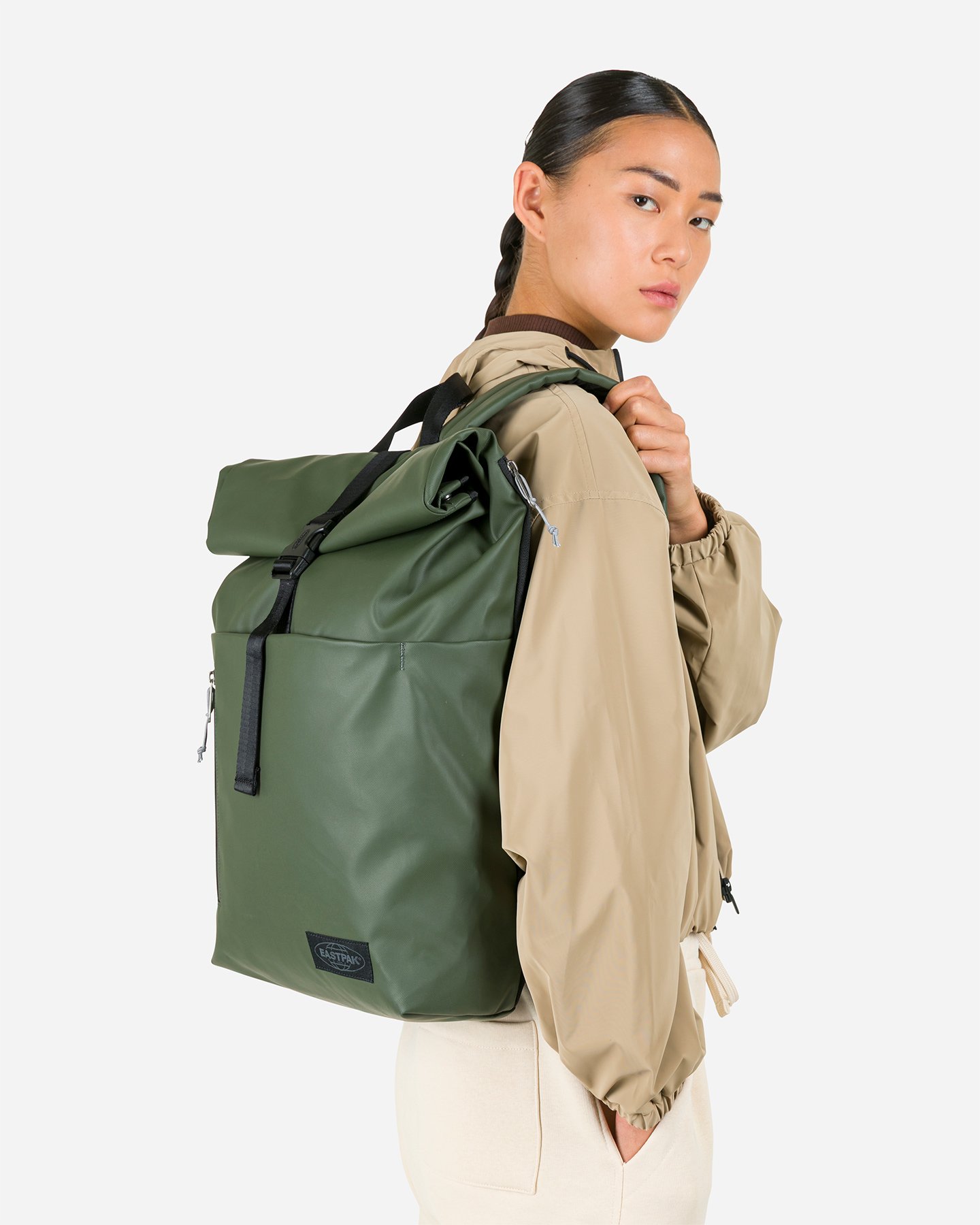 Zaino EASTPAK UP ROLL TARP  - Verde - 5 | Cisalfa Sport