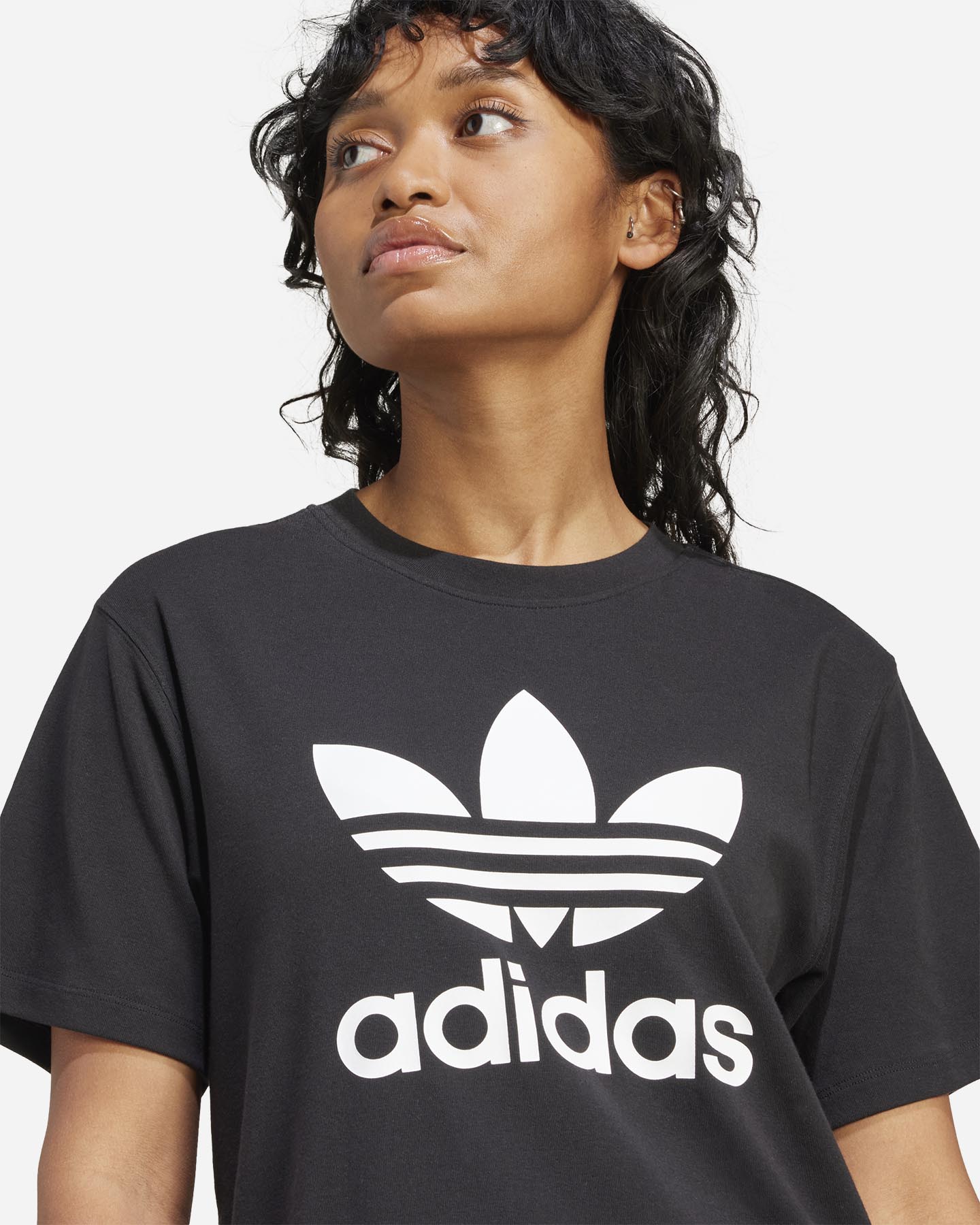 T-shirt ADIDAS ORIGINAL TREFOIL W - Nero - 4 | Cisalfa Sport