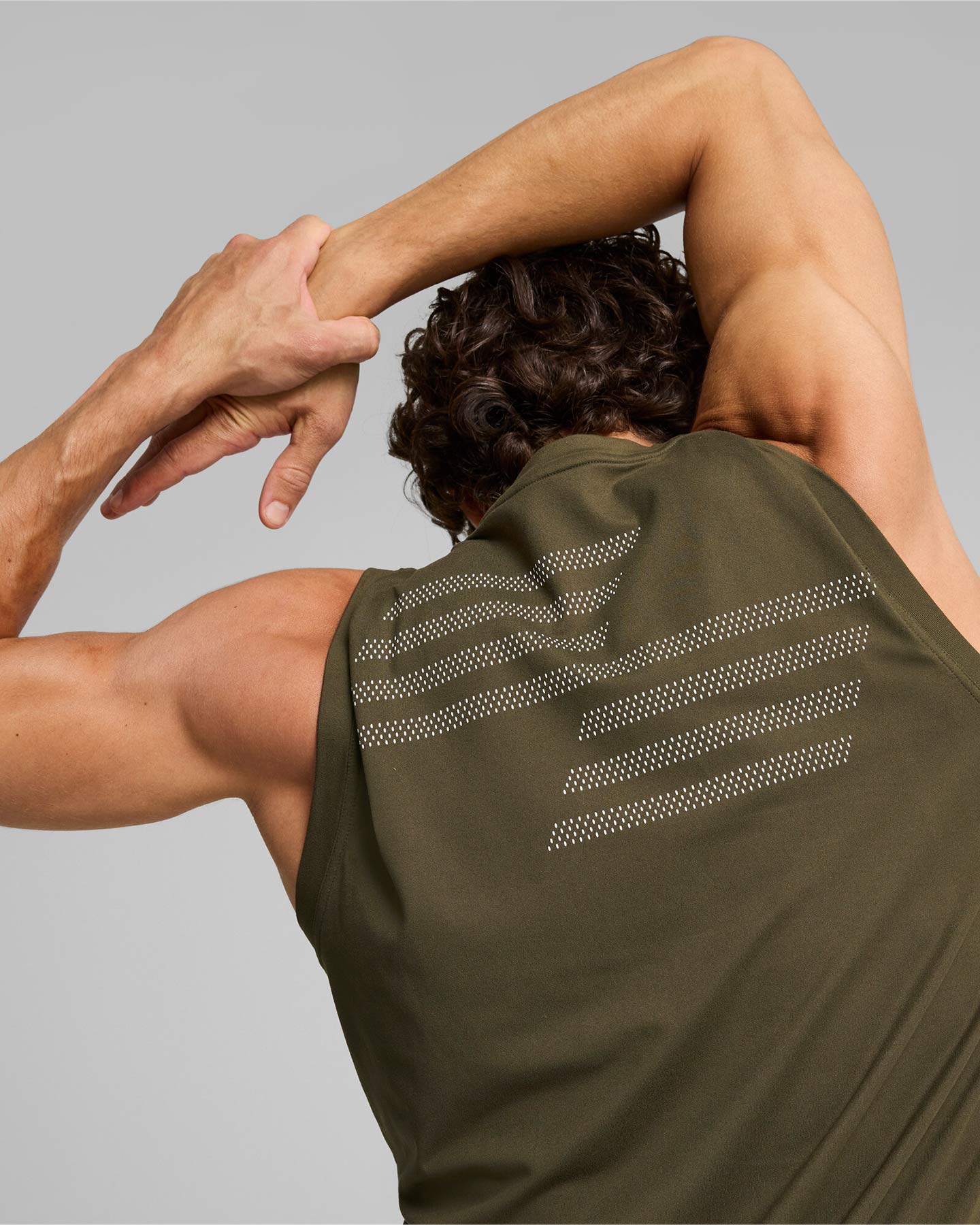 Canotta training PUMA HYROX ALWAYS ON CLOUDSPUN M - Verde - 5 | Cisalfa Sport